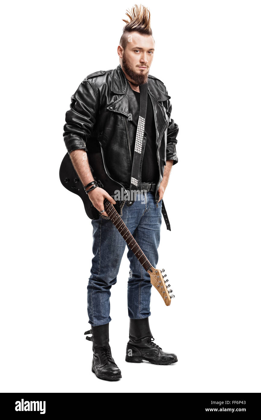 Punk rock guitarist hi-res stock photography and images - Alamy