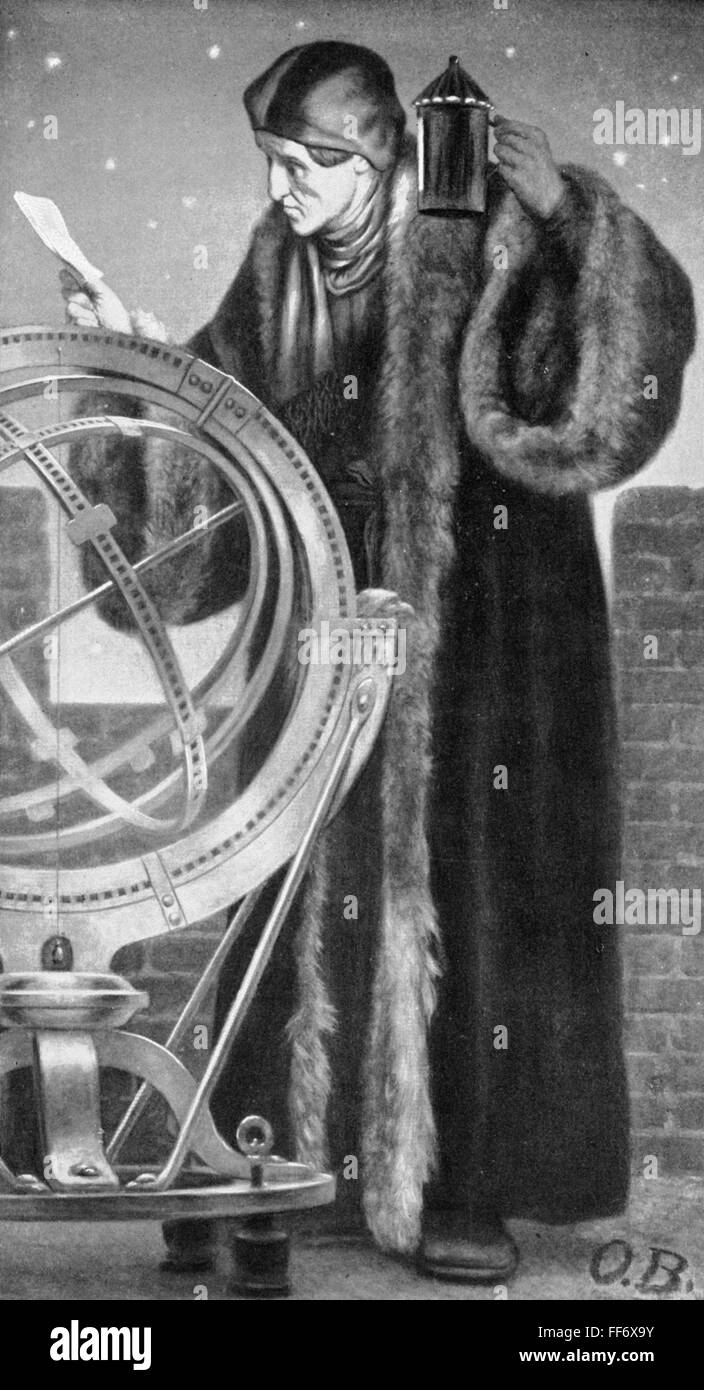 Nicolaus copernicus polish astronomer Black and White Stock Photos