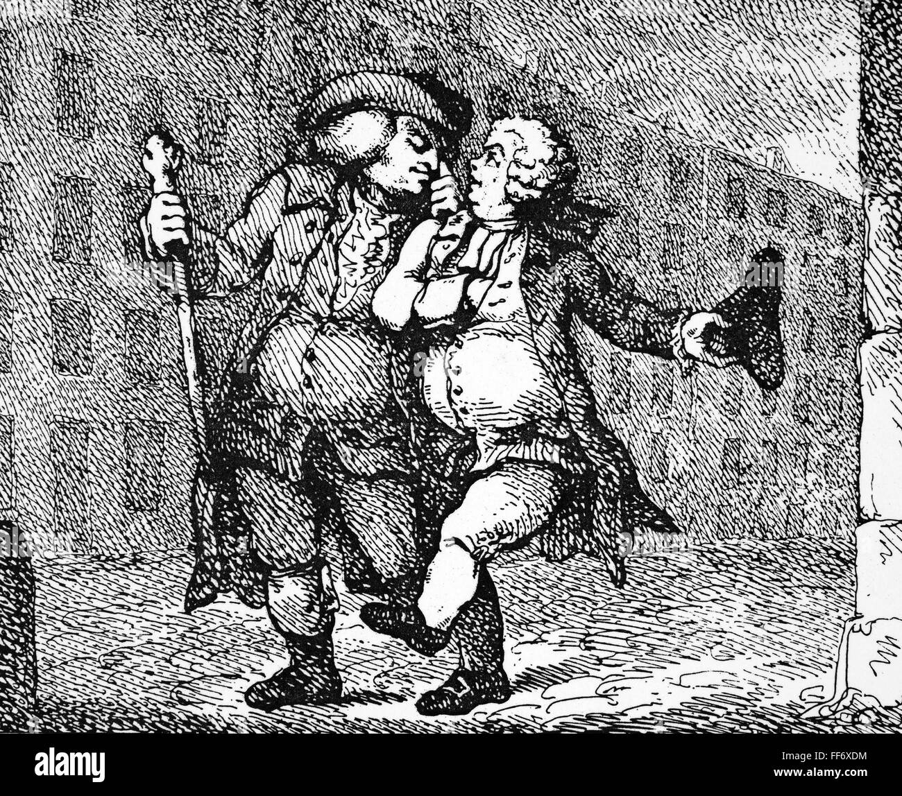 SAMUEL JOHNSON (17091784). /nEnglish man of letters. Walking Up High