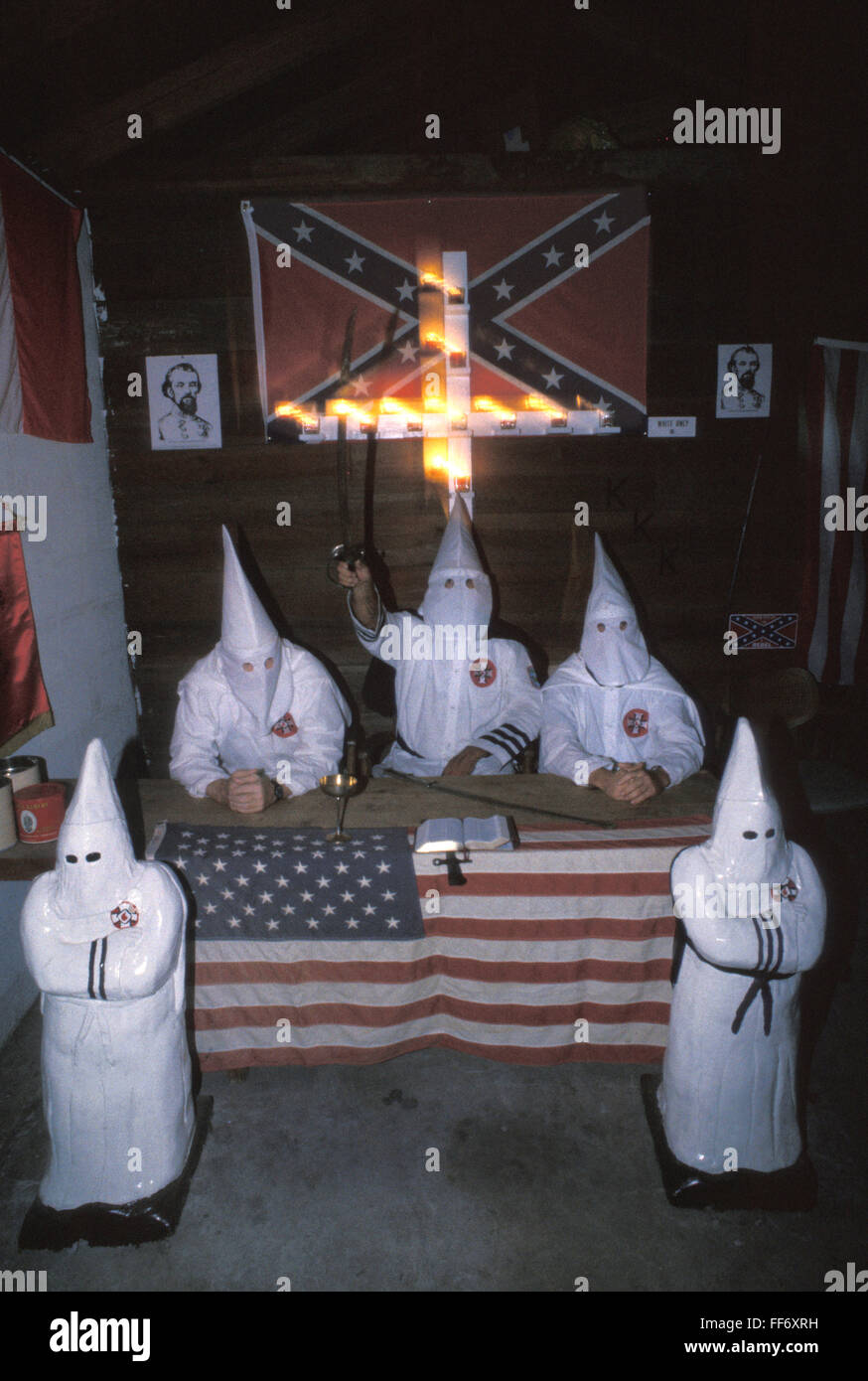 Ku Klux Klan in North Florida Stock Photo