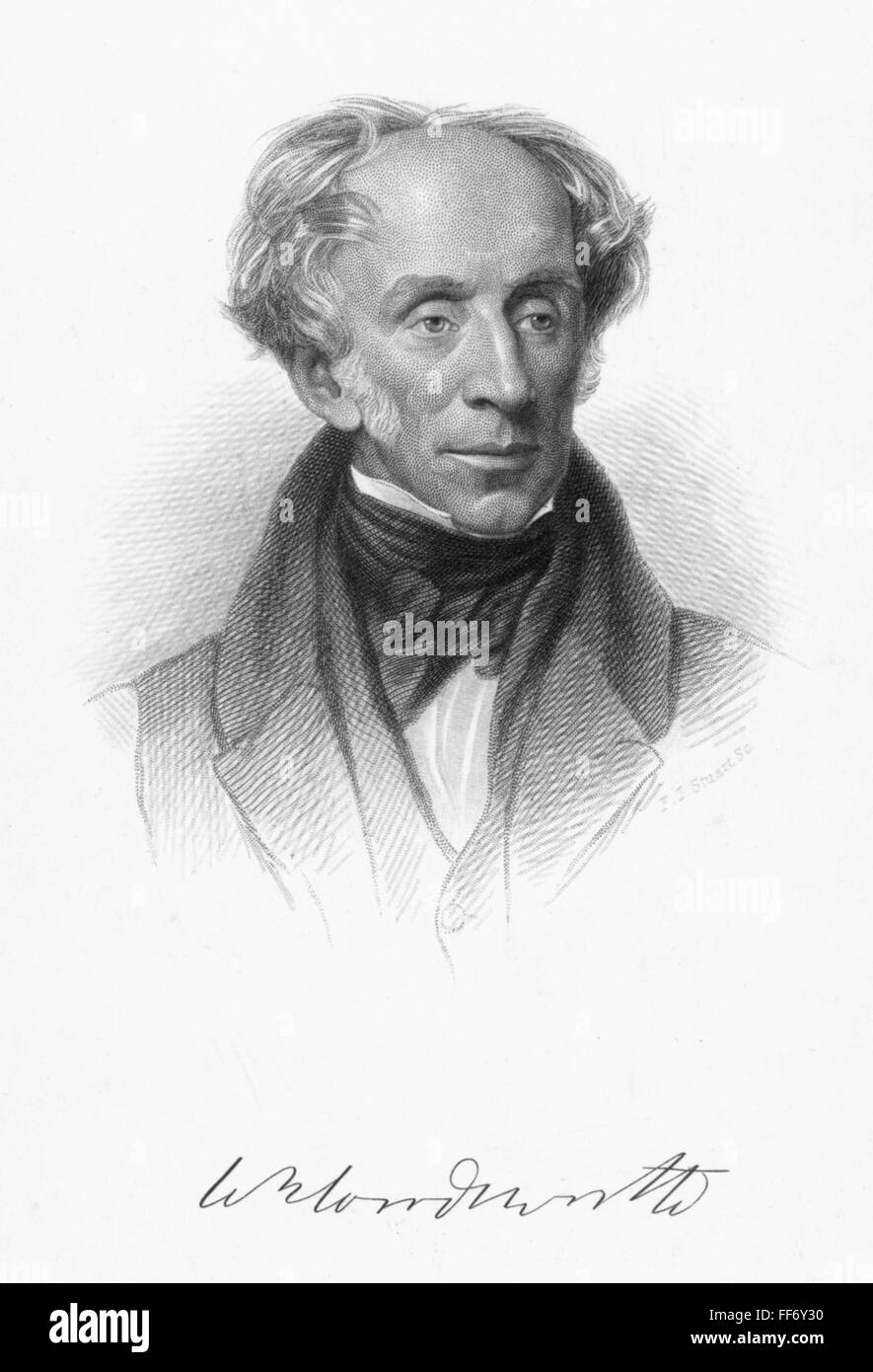 WILLIAM WORDSWORTH /n(1770-1850). English poet. Steel engraving, 19th ...