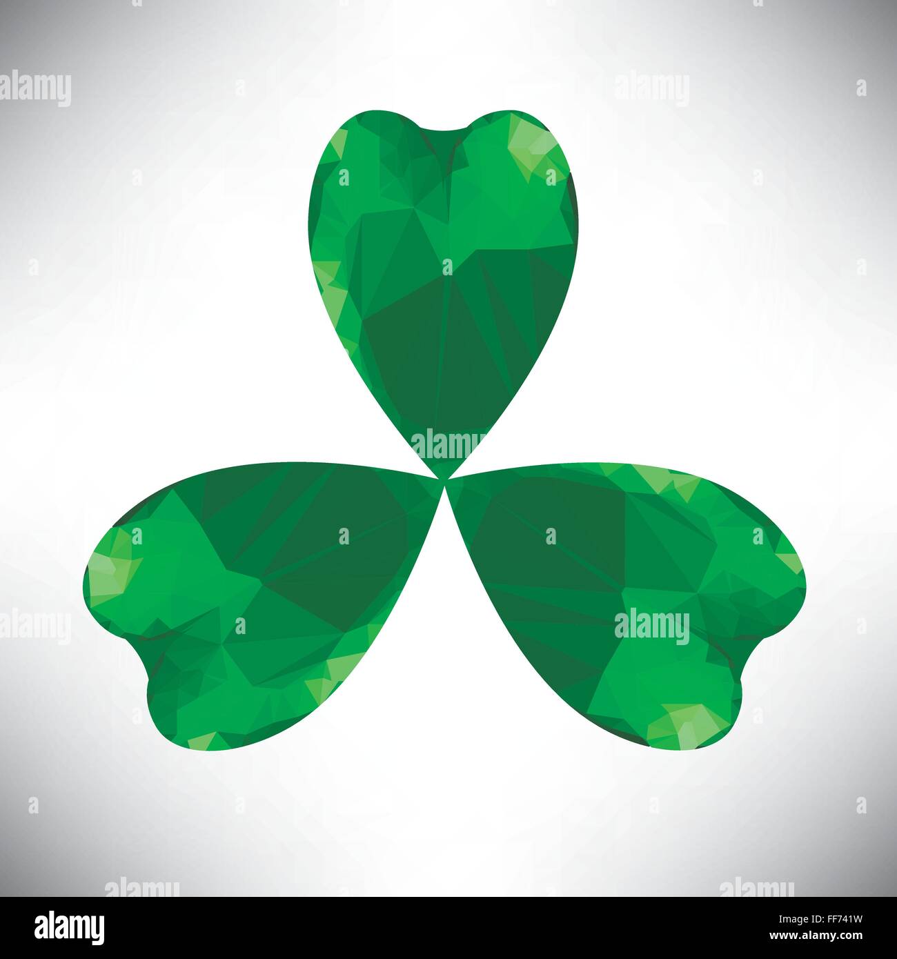 Green Clover Leaf Stock Vector Image & Art - Alamy