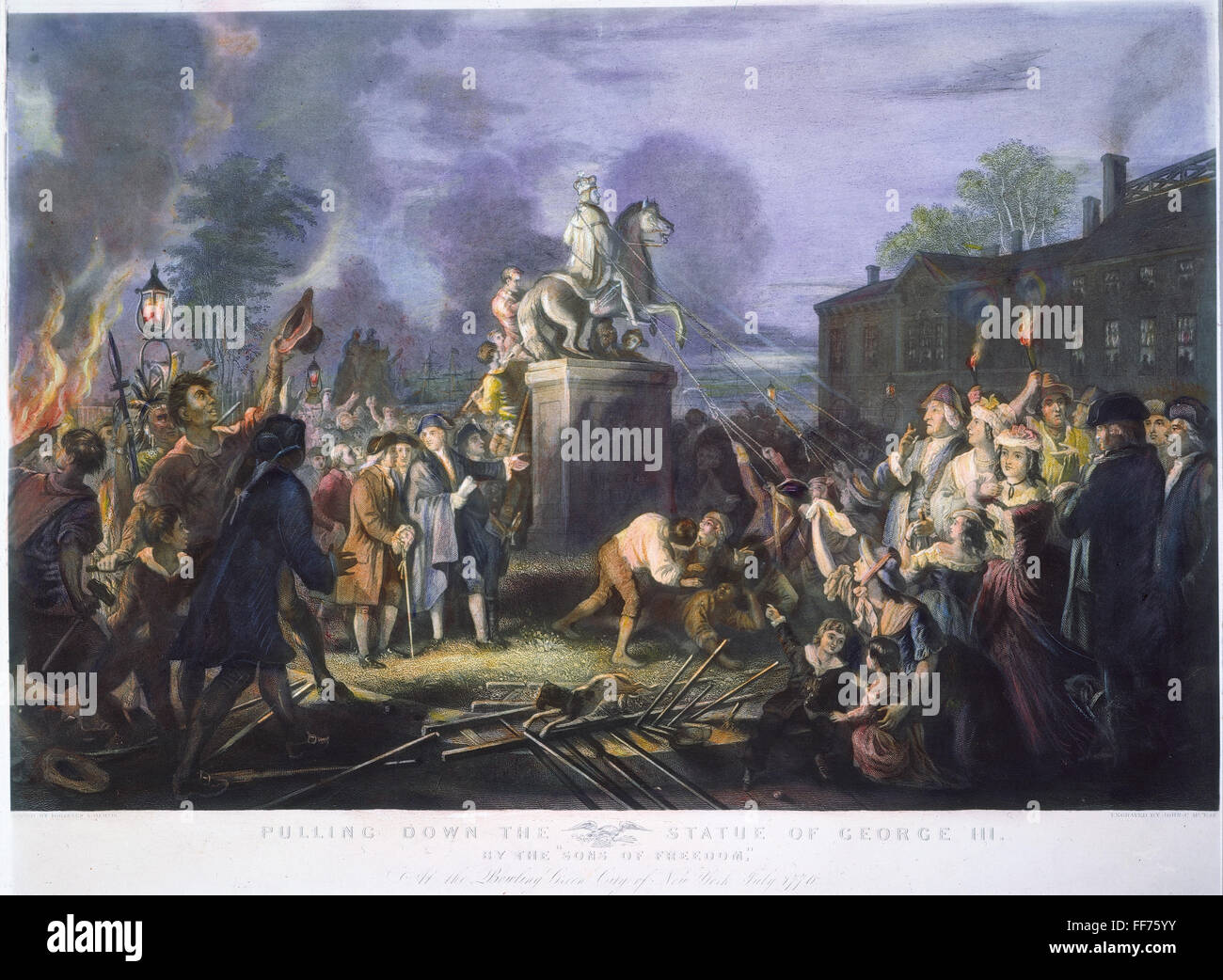 King statue new york hires stock photography and images Alamy