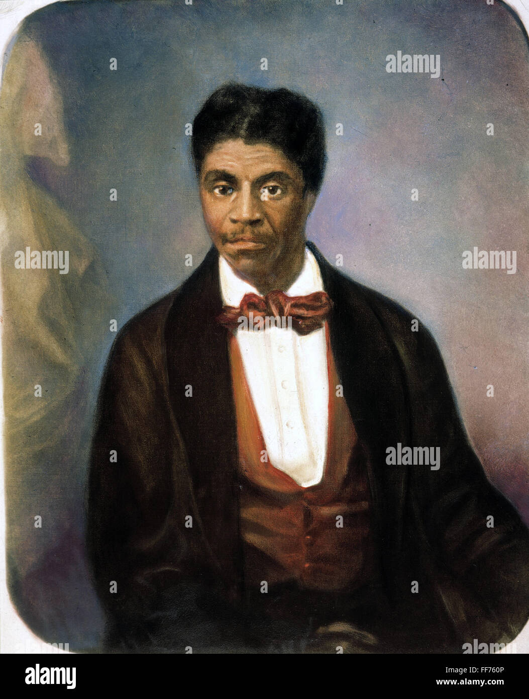 DRED SCOTT (1795?-1858). /nAmerican slave. Painting after a photograph, c1858. Stock Photo