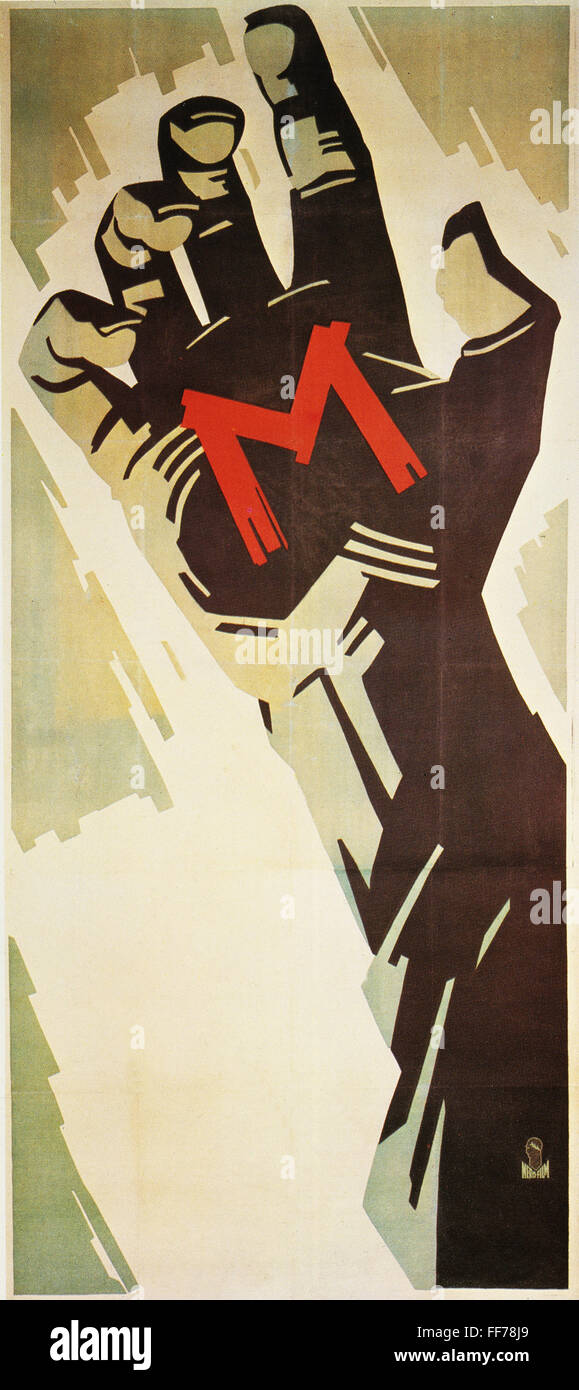 Fritz lang poster hi-res stock photography and images - Alamy