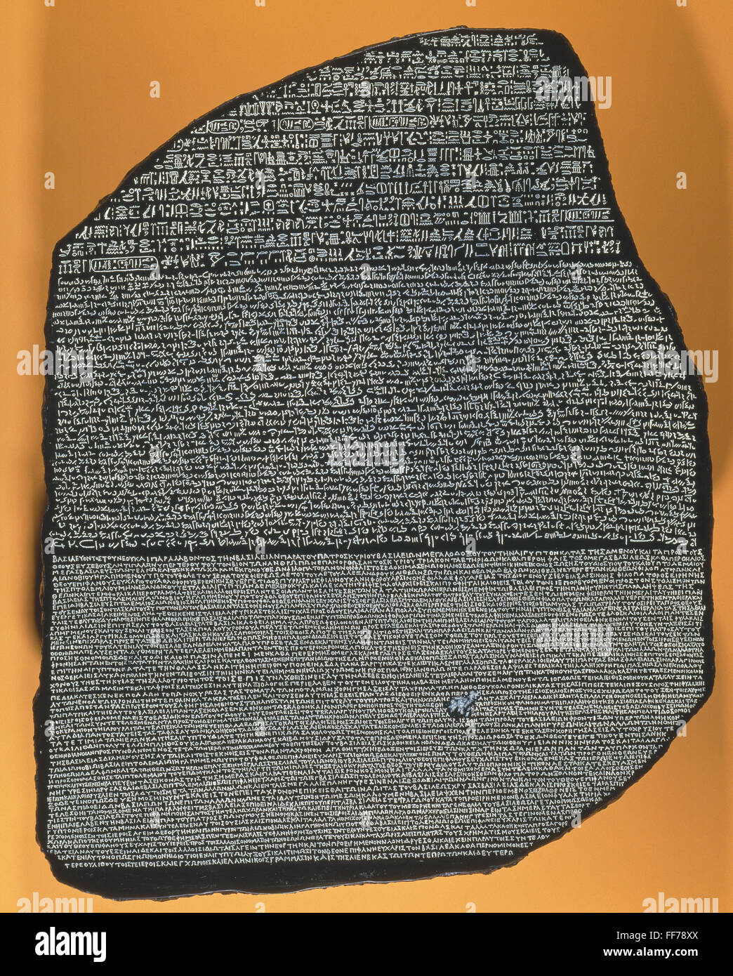 Rosetta Stone Ninscribed In Egyptian Hieroglyphic And Demotic Rosetta Stone Ninscribed In Egyptian Hieroglyphic And Demotic