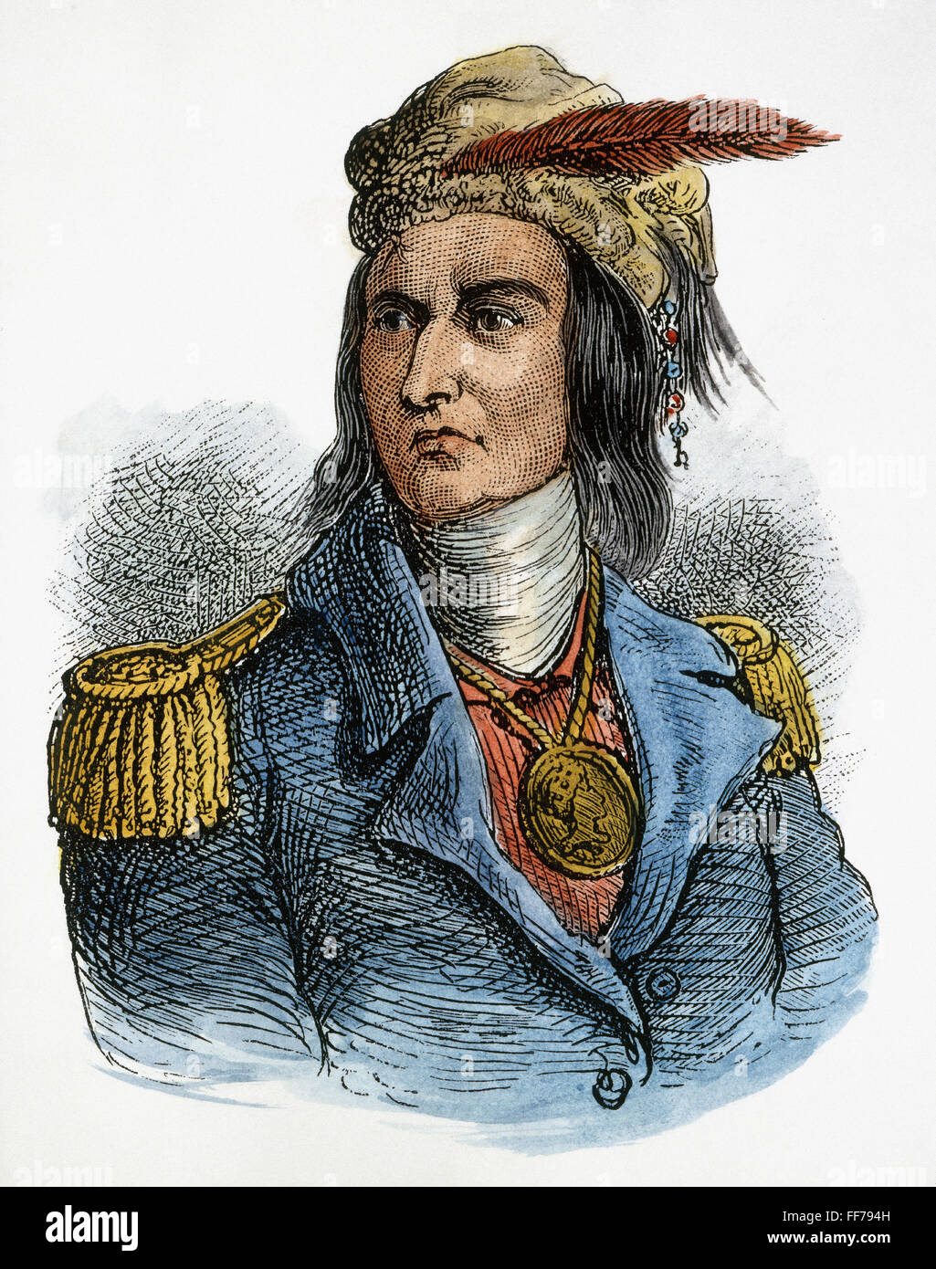 TECUMSEH (17681813). /nNative American chief of the Shawnee tribe