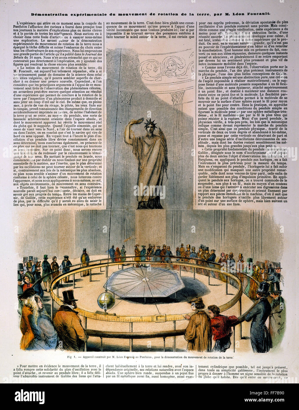 FOUCAULT'S PENDULUM /nJ.B.L. Foucault's demonstration, in the Pantheon