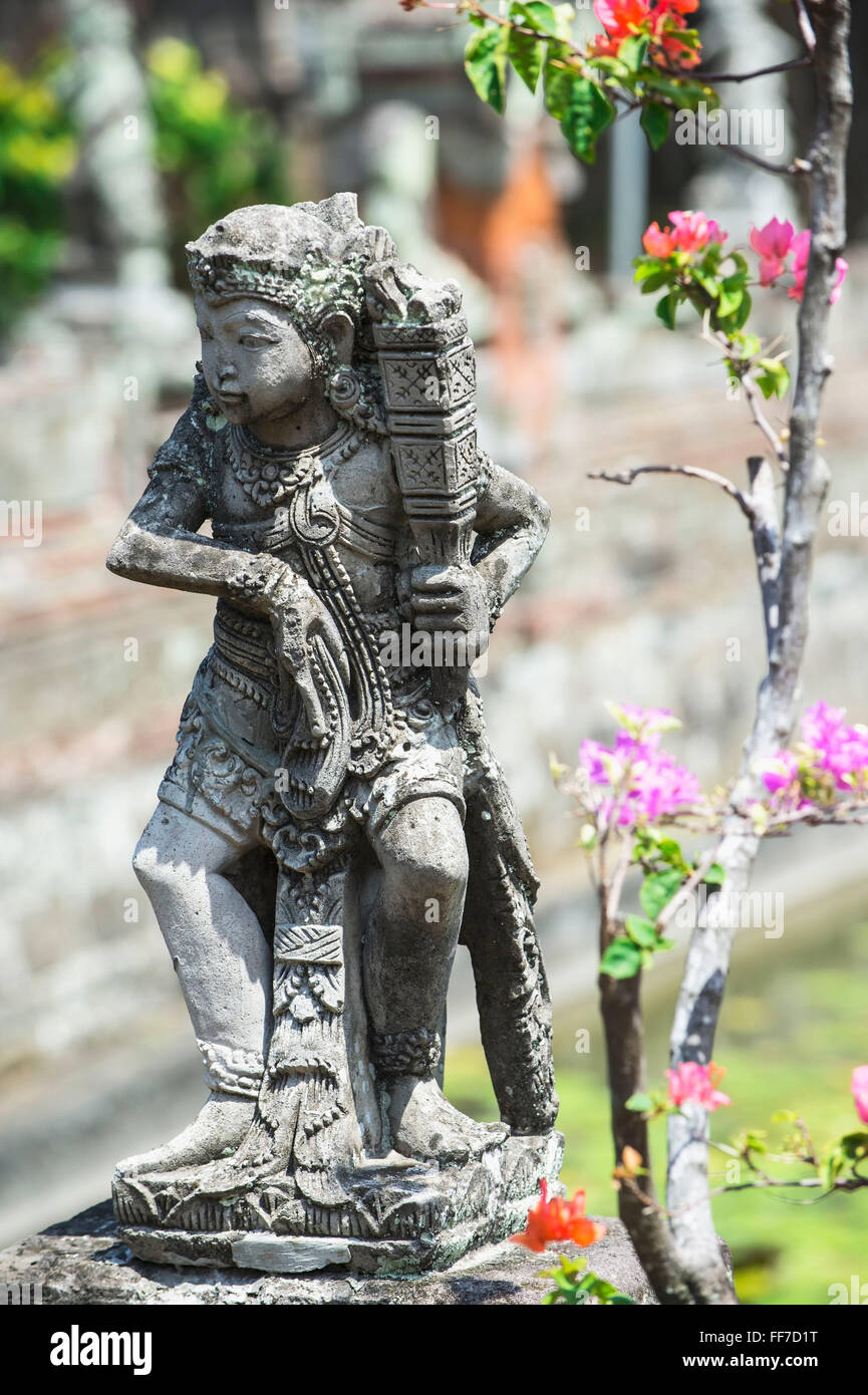 Taman Gili complex, Statue, Puri Semarapura Palace, Klungkung, Bali, Indonesia Stock Photo