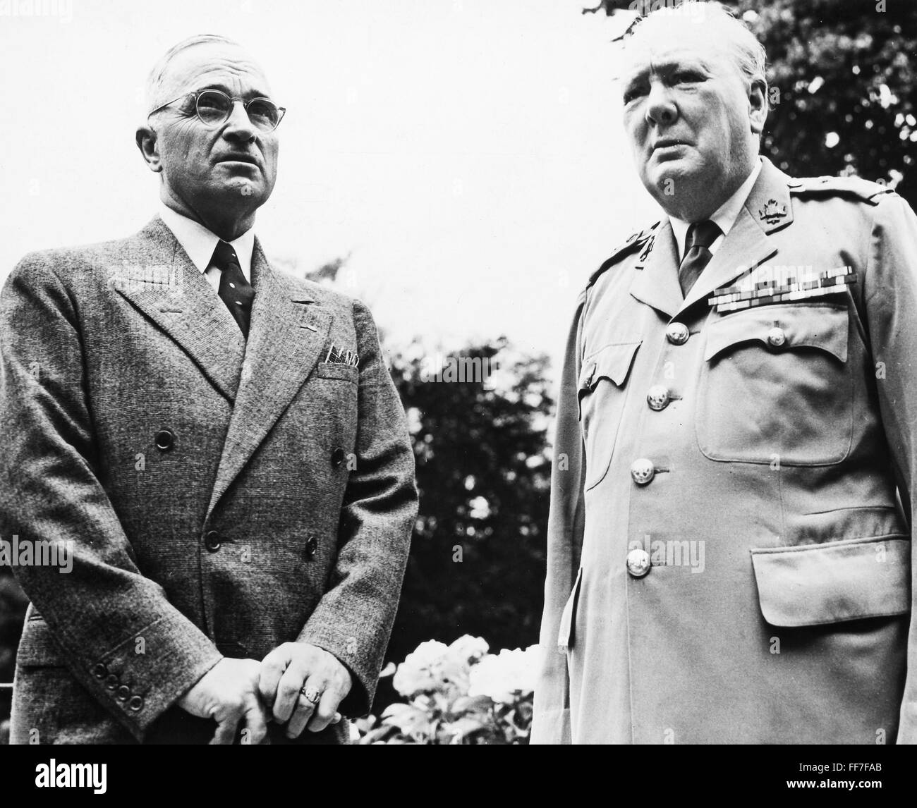 POTSDAM CONFERENCE, 1945. /nPresident Harry S. Truman of the United