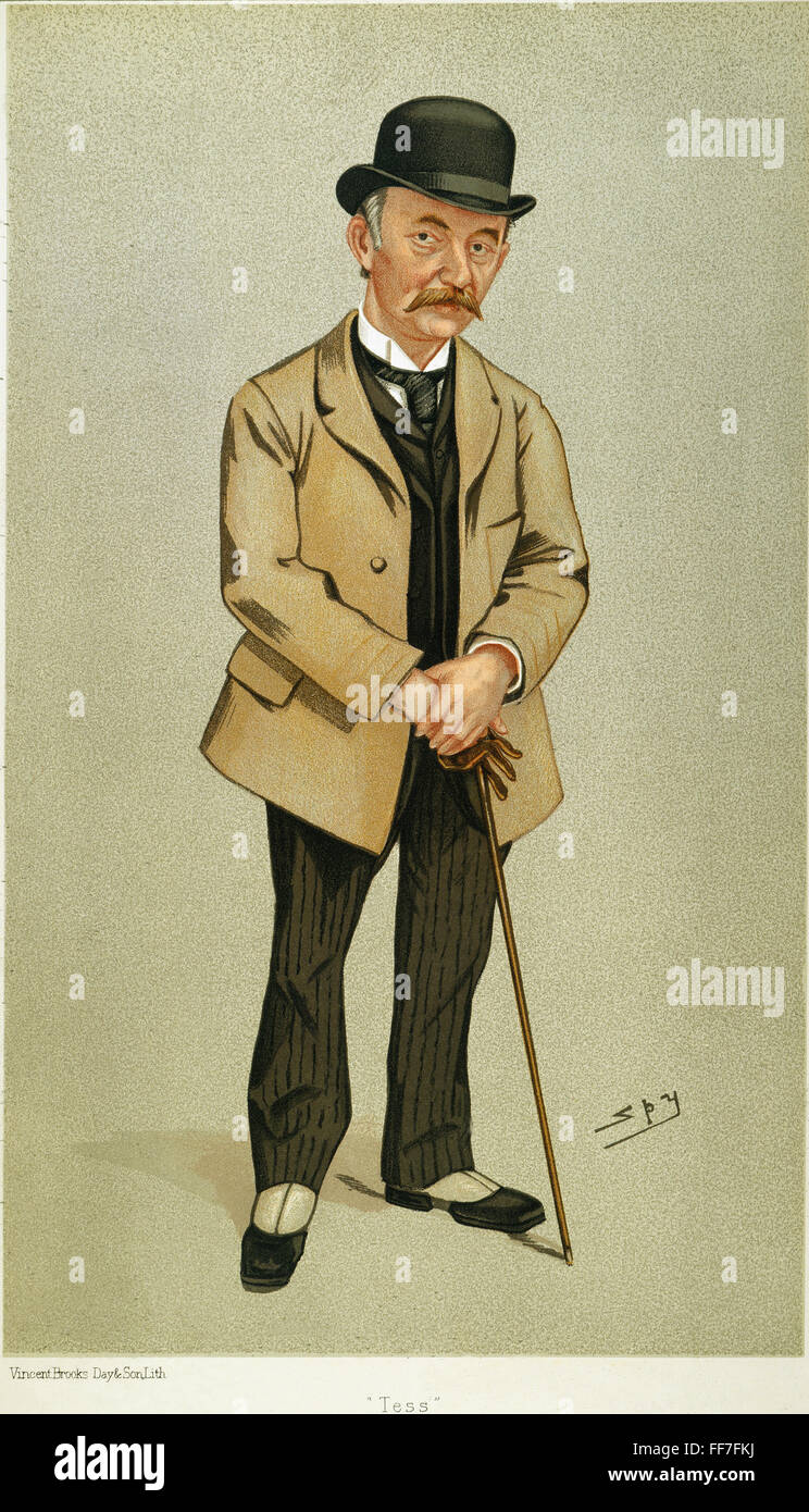 THOMAS HARDY (18401928). /nEnglish novelist and poet. Caricature
