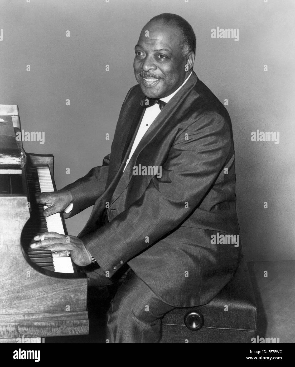 COUNT BASIE (1904-1984). /nAmerican musician and orchestra leader. Stock Photo