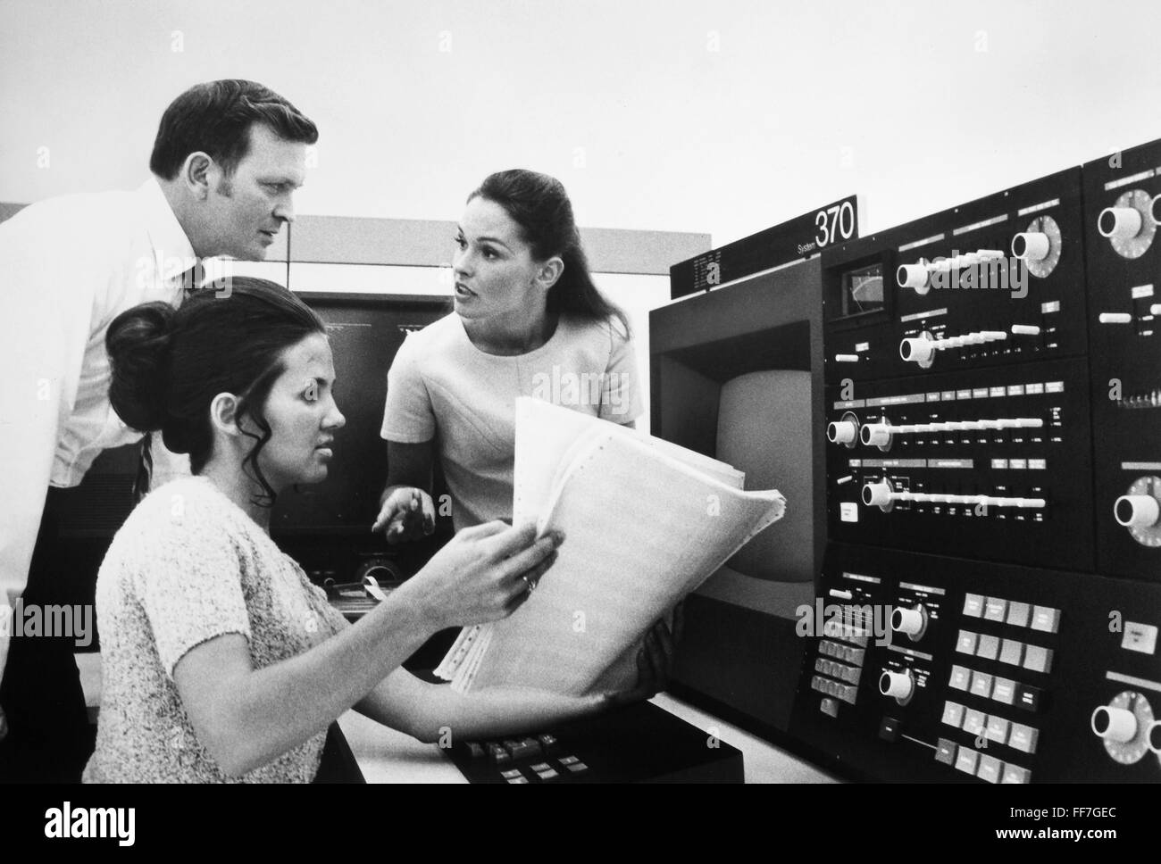 IBM SYSTEM 370 COMPUTER. /nPhotograph, c1970 Stock Photo Alamy