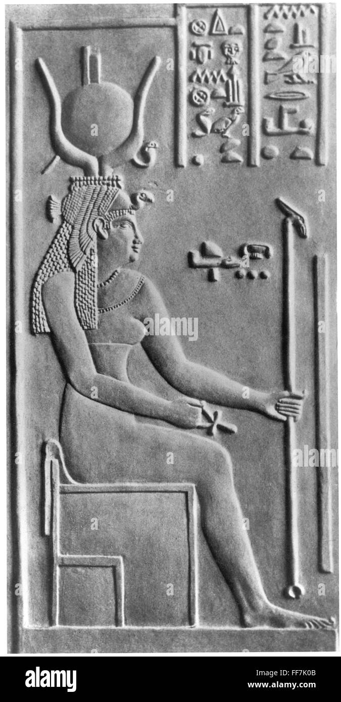 CLEOPATRA VII (6930 B.C.). /nLast Macedonian queen of Egypt. Bas