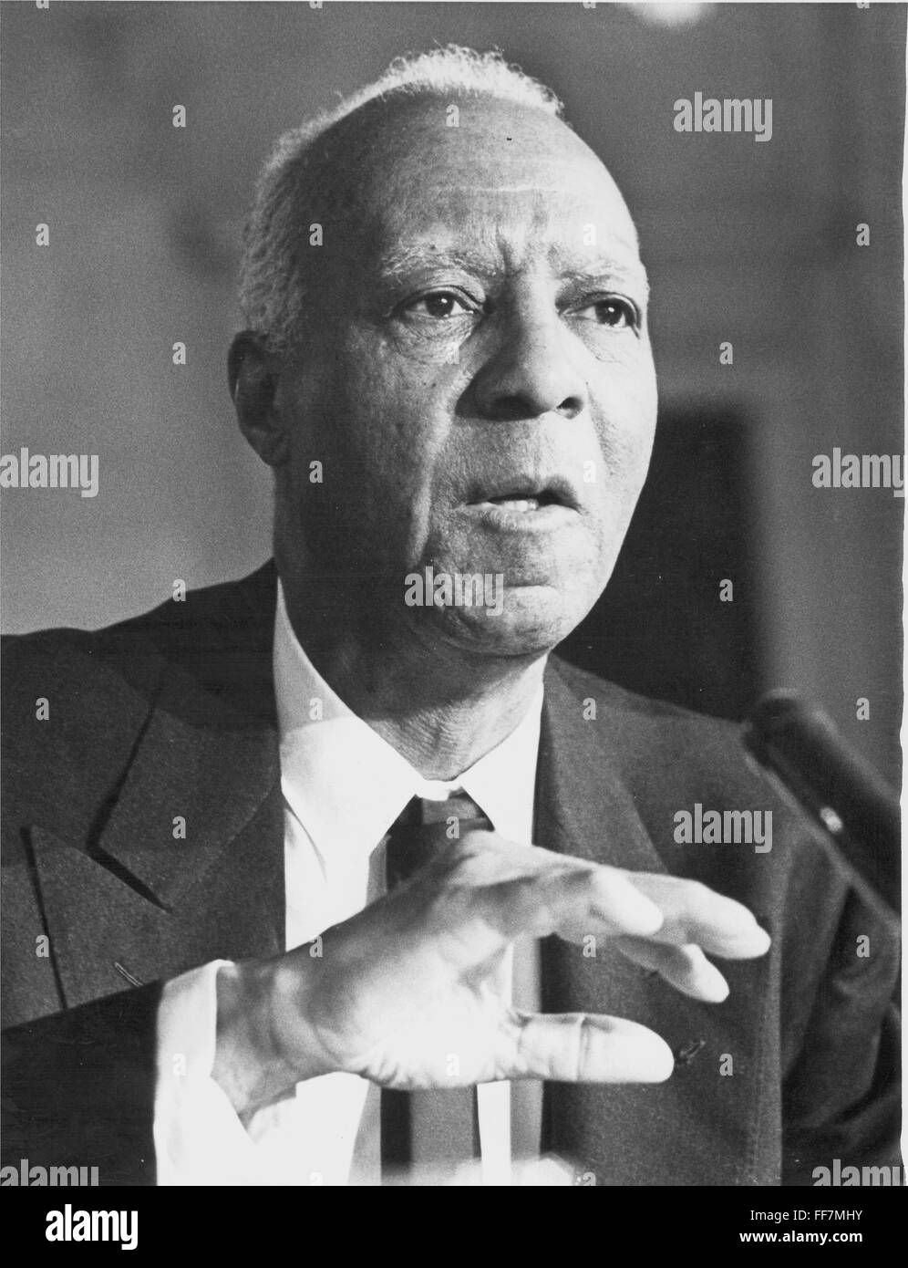 ASA PHILIP RANDOLPH /n(18891979). American labor leader. Photographed