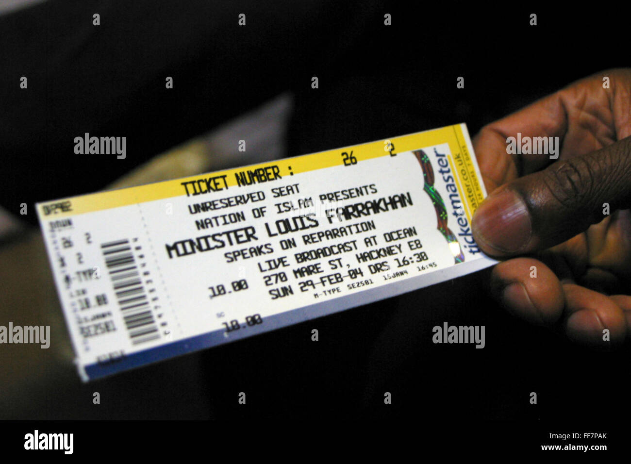 Ticket nation islam event due hires stock photography and images Alamy