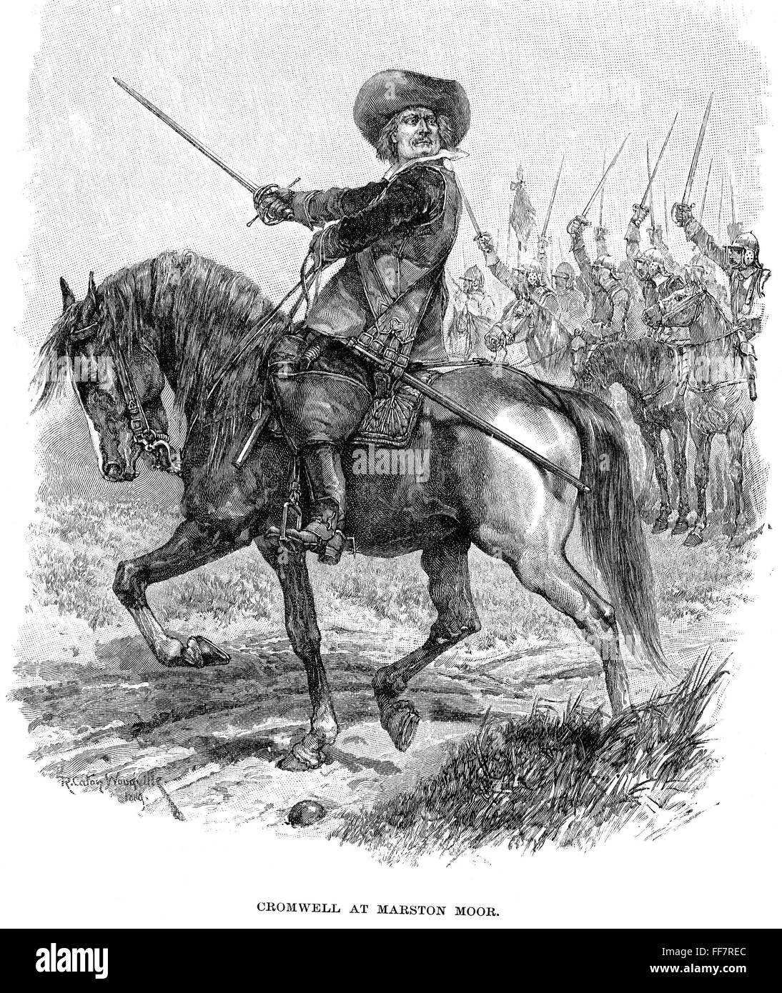 OLIVER CROMWELL (15991658). /nEnglish soldier and statesman. Cromwell