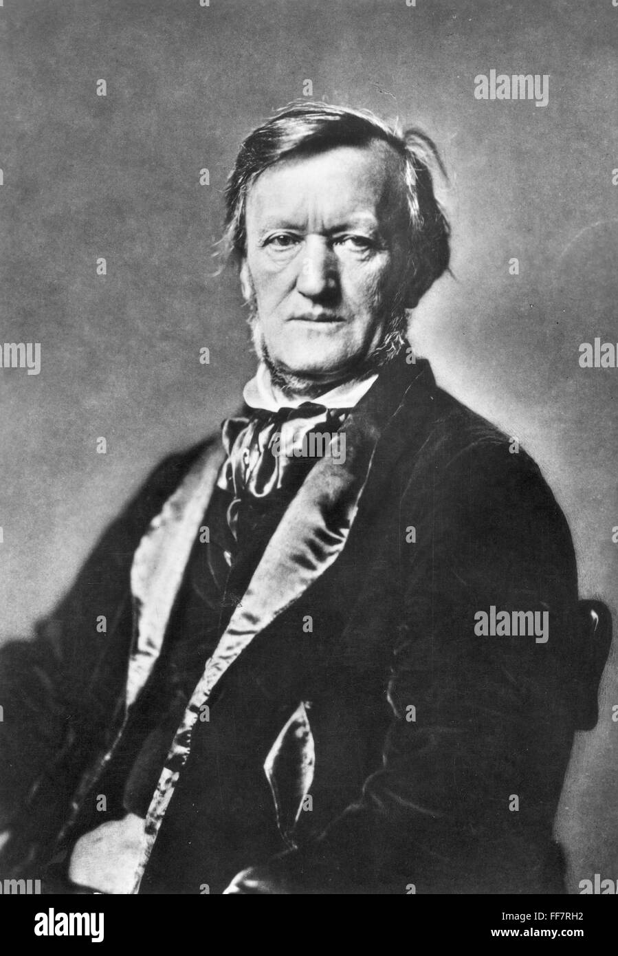 RICHARD WAGNER (1813-1883). /nGerman composer. Stock Photo