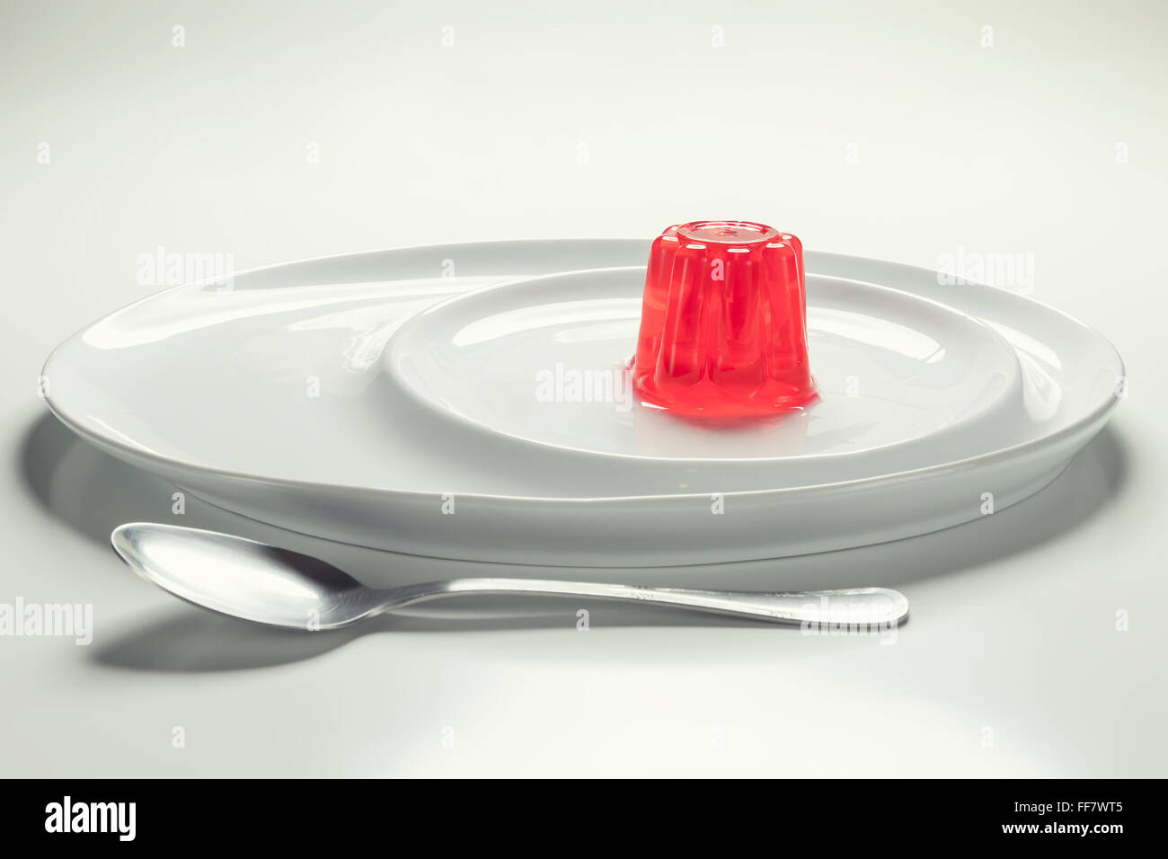 Gelatin on a dish Stock Photo Alamy