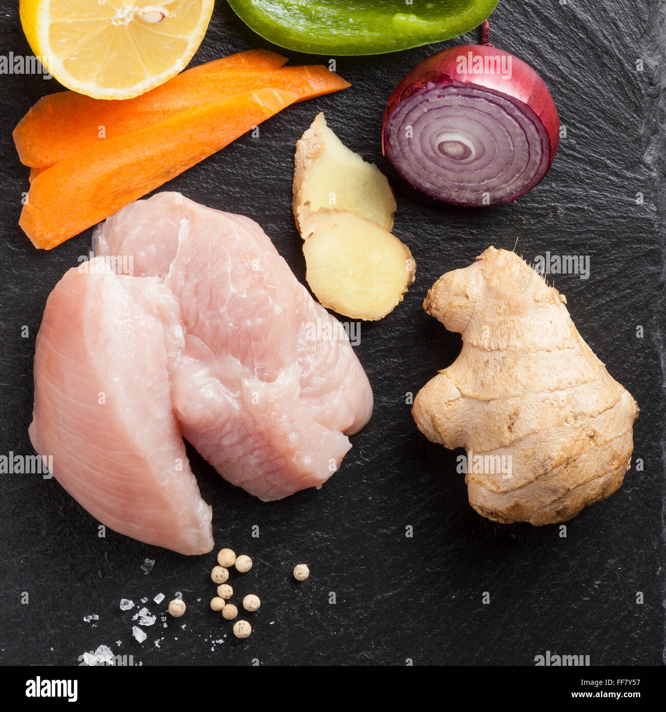 Ingredients For Asian Chicken Dish Stock Photo Alamy ingredients-for-asian-chicken-dish-stock-photo-alamy