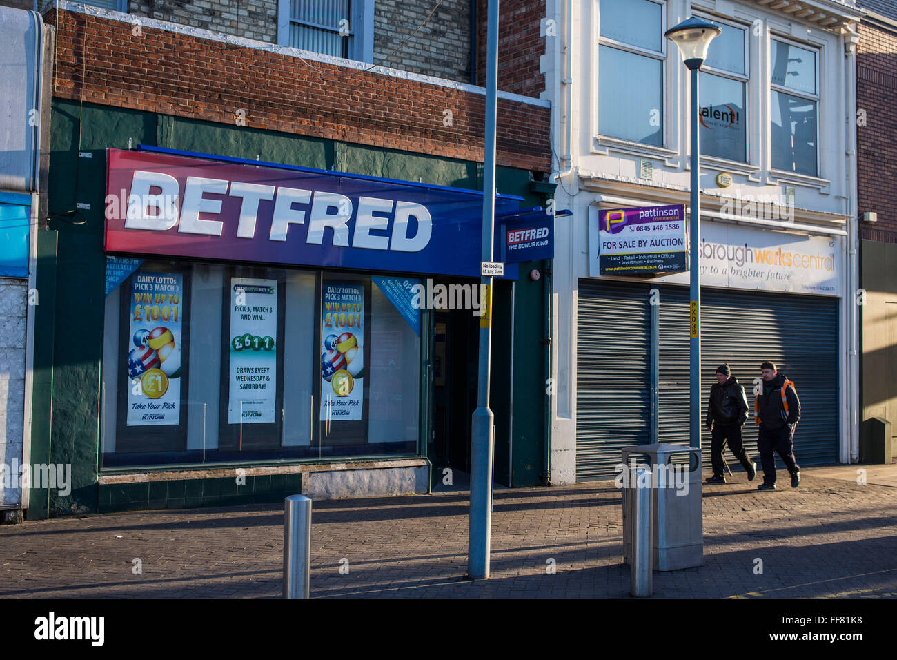 A Betfred betting shop Middlesborough 