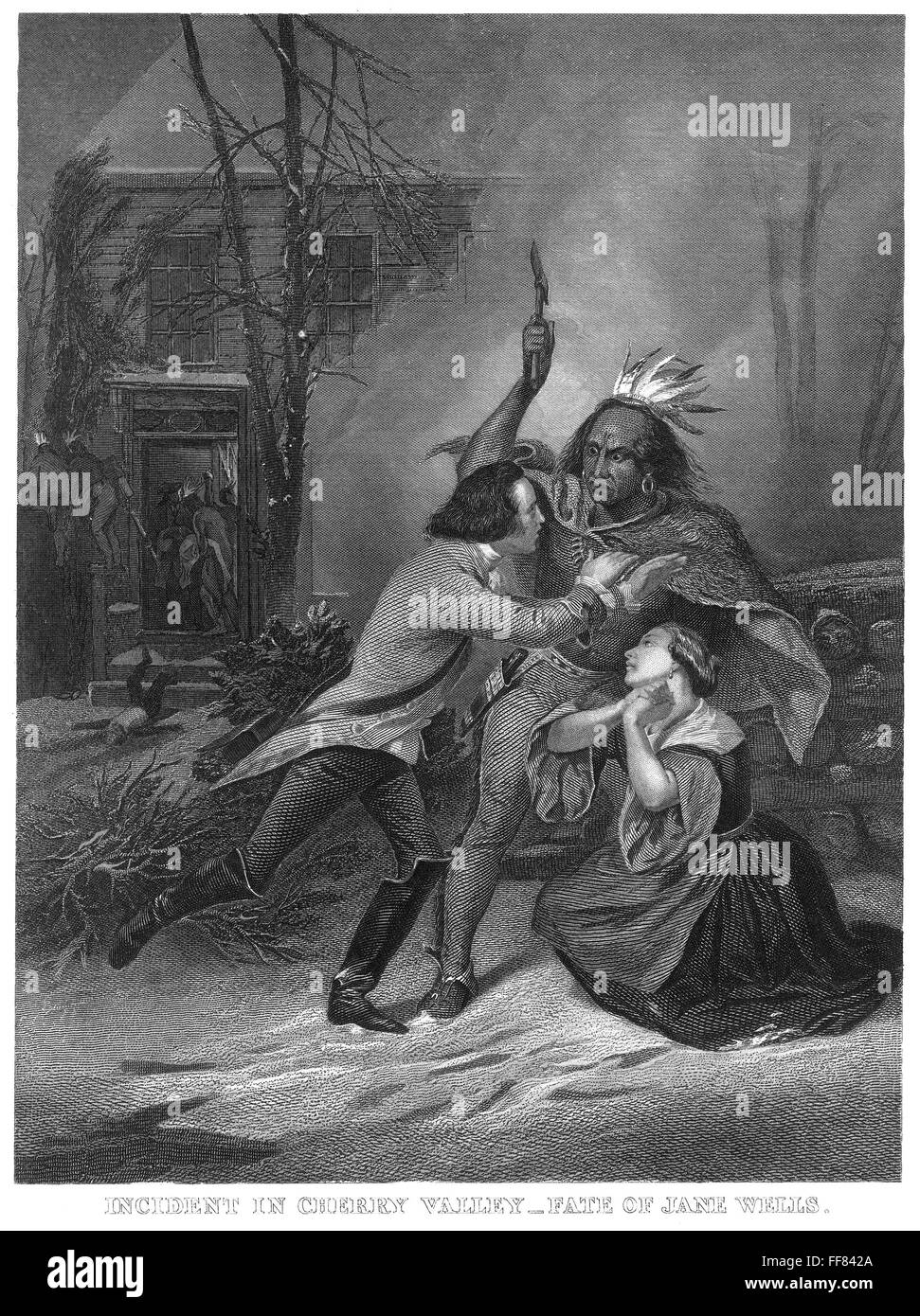 CHERRY VALLEY MASSACRE. /nSeneca warriors and their Tory allies raid