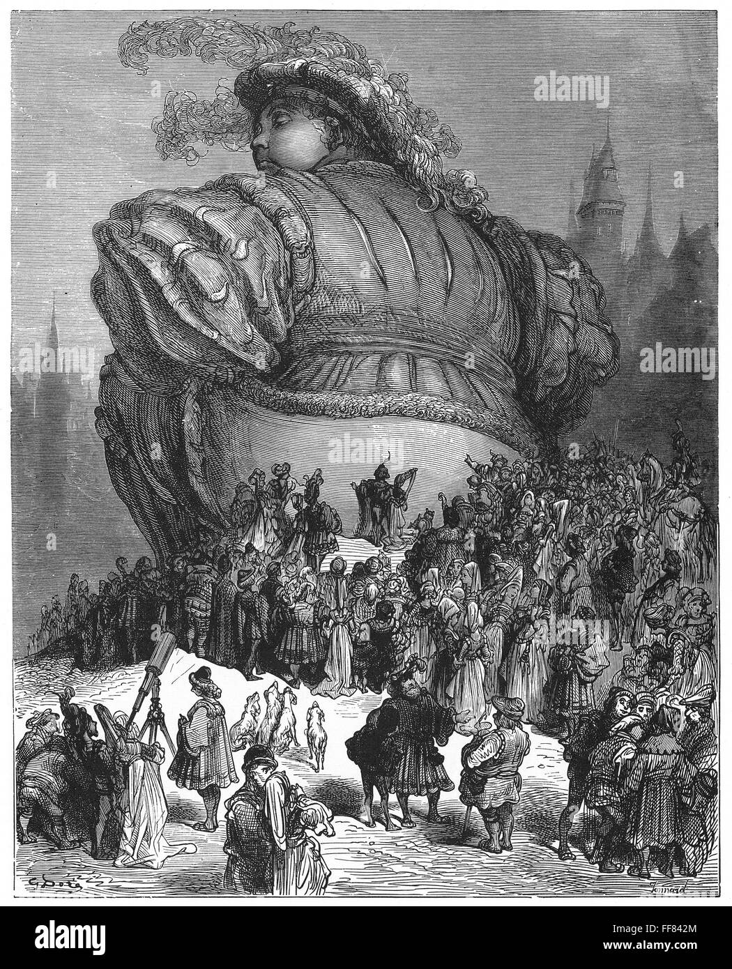 RABELAIS GARGANTUA. /nThe people of Paris marvel at Gargantua (I, 17