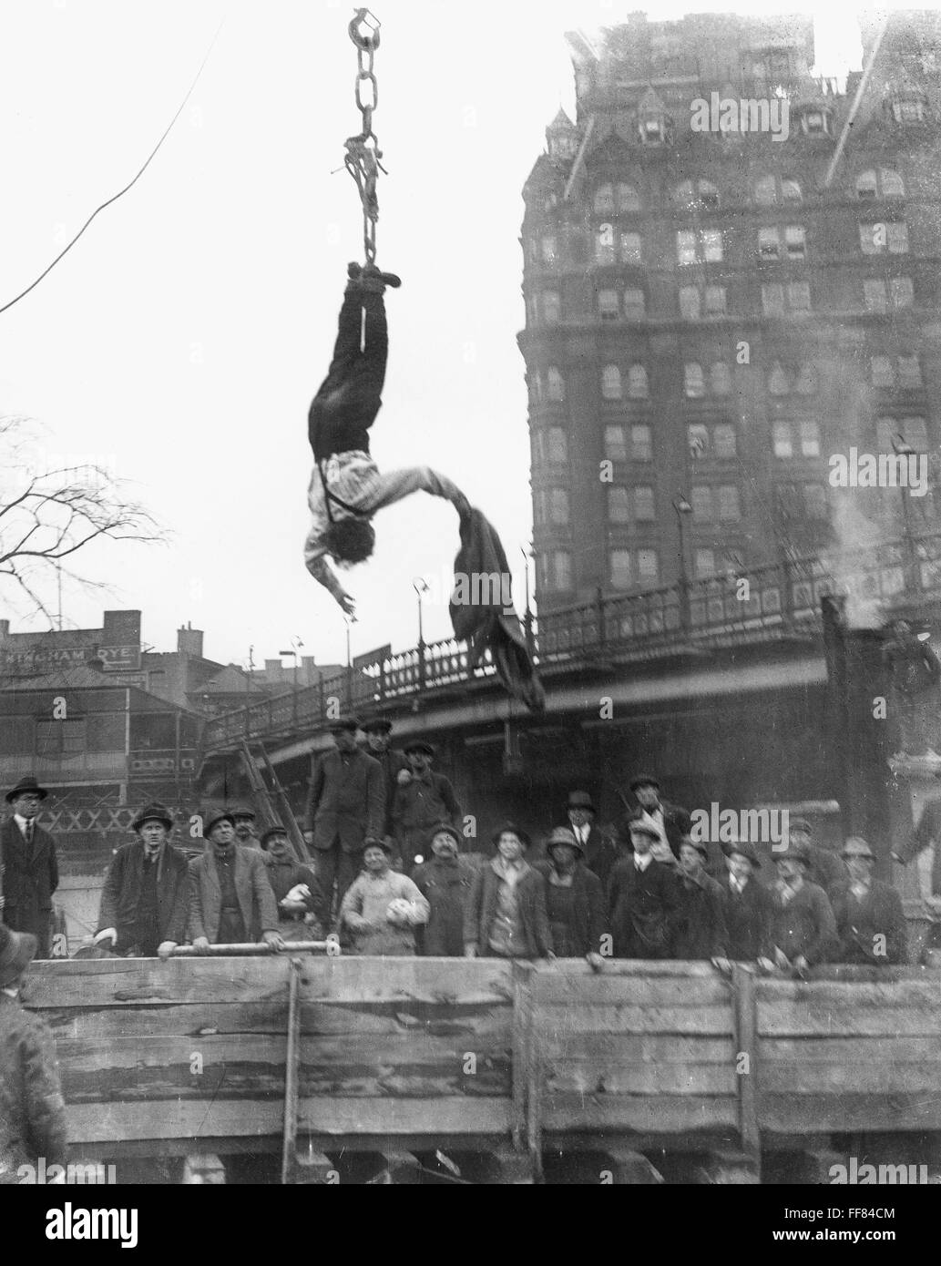 Harry Houdini 1874 1926 Namerican Magician Houdini Escaping From Harry Houdini 1874 1926 Namerican Magician Houdini Escaping From