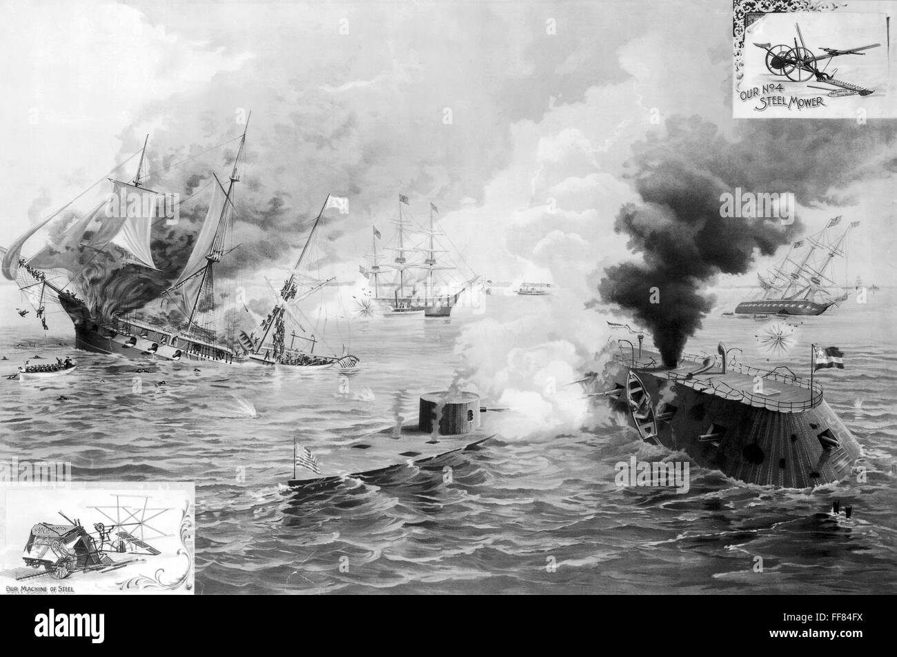 MONITOR AND MERRIMACK. /nThe engagement between the 'Monitor' and the