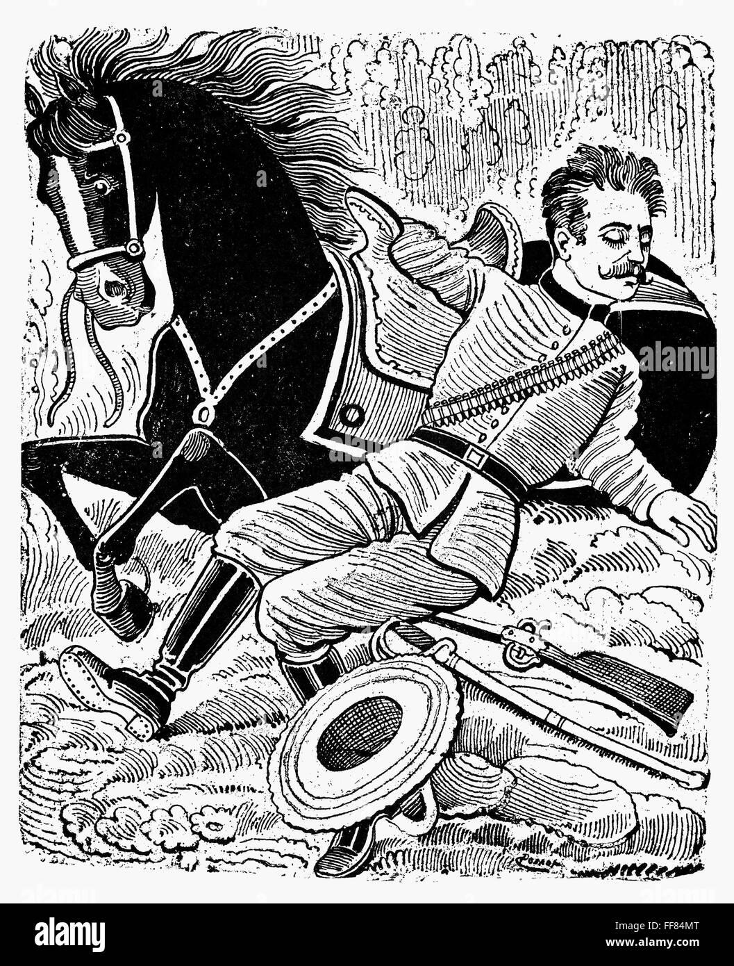 POSADA DEAD REVOLUTIONARY. /nThe Dead Revolutionary. Zinc engraving