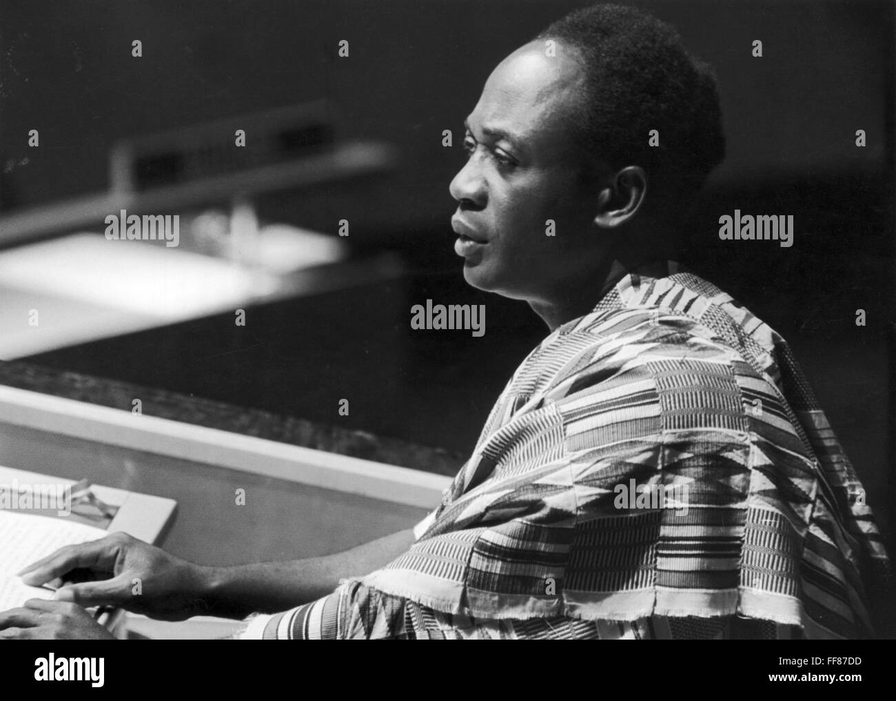 KWAME NKRUMAH (19091972). /nGhanaian politician. Photographed while
