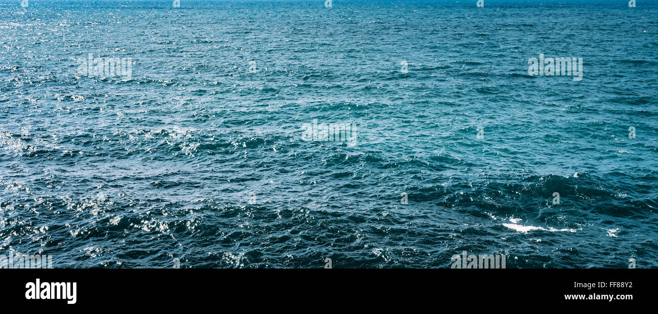 Sea Ocean Blue surface Water Background Stock Photo