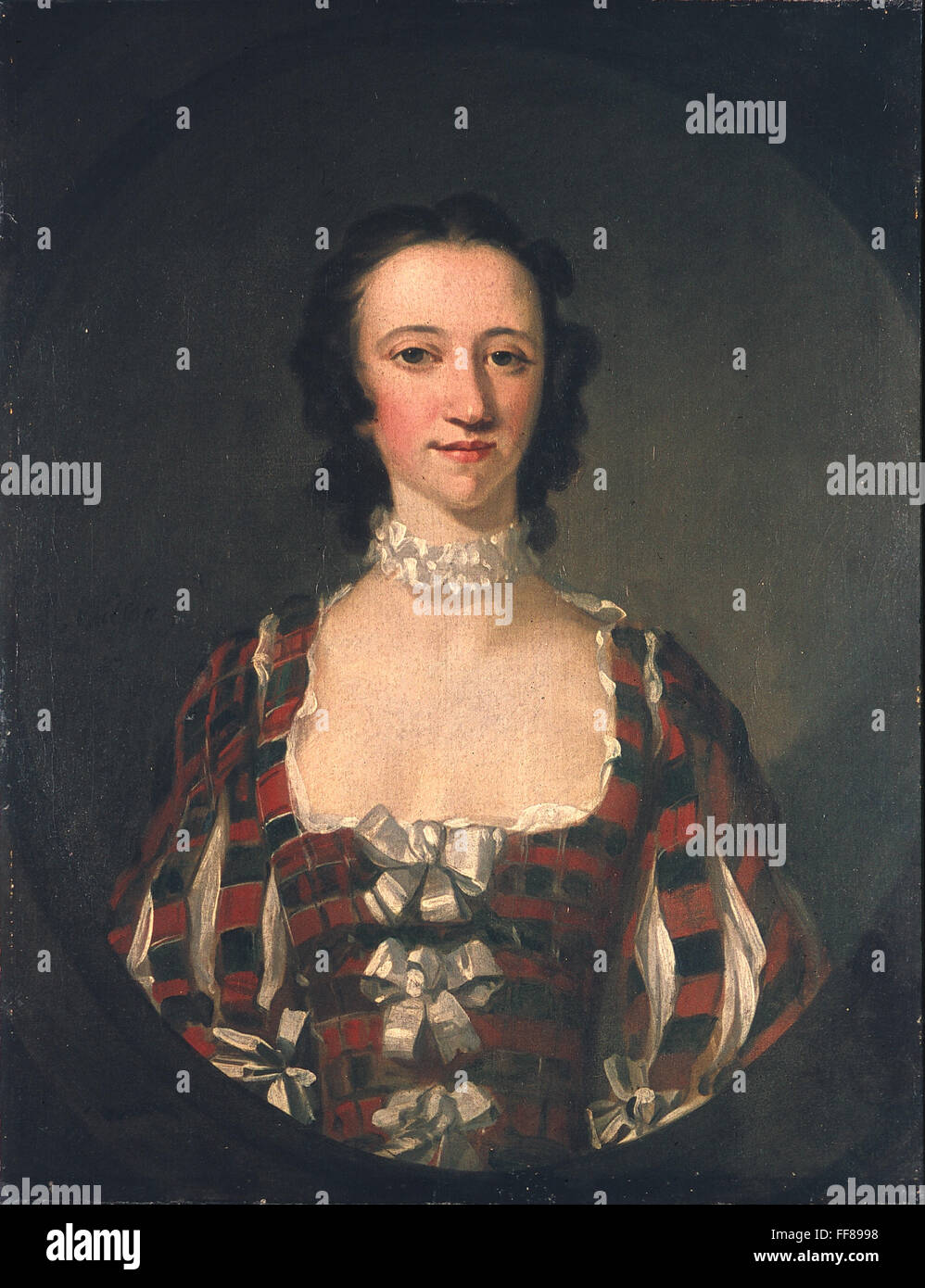 FLORA MACDONALD (1722-1790). /nScottish Jacobite heroine. Oil on canvas, 1747, by Richard Wilson. Stock Photo