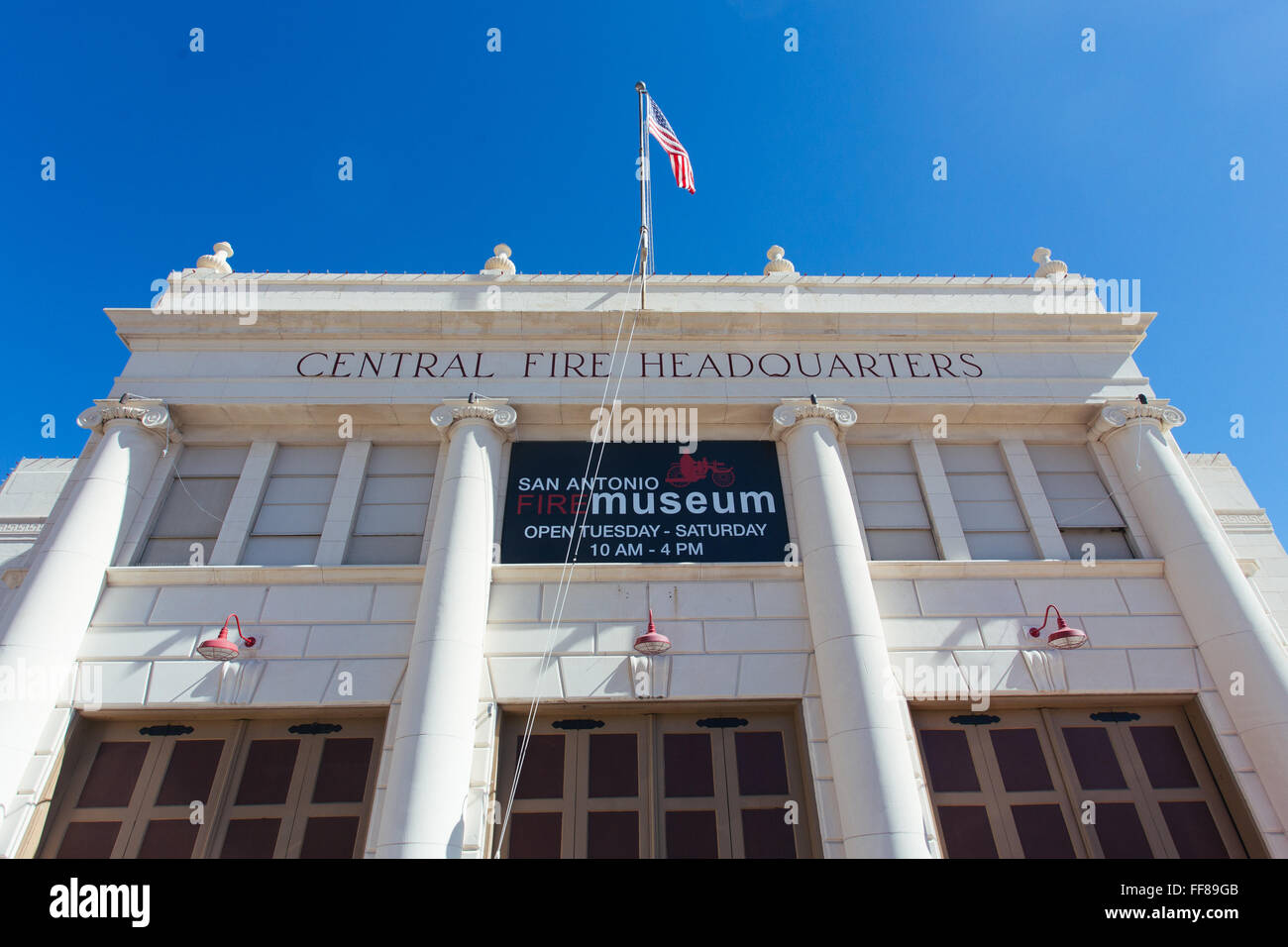 San antonio fire museum stock photo alamy