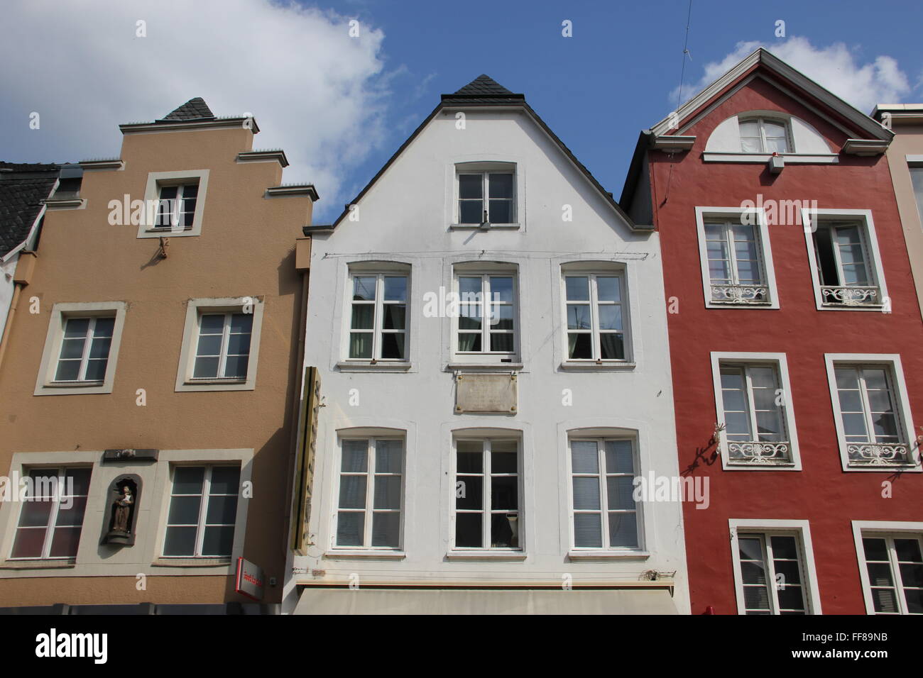 old buildings in the city of Bonn, Germany Stock Photo