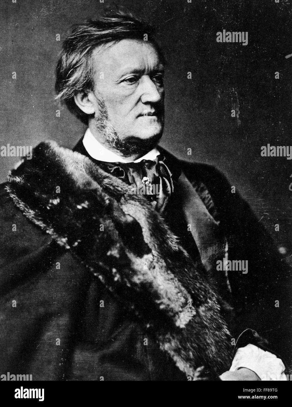 RICHARD WAGNER (1813-1883). /nGerman composer. Stock Photo