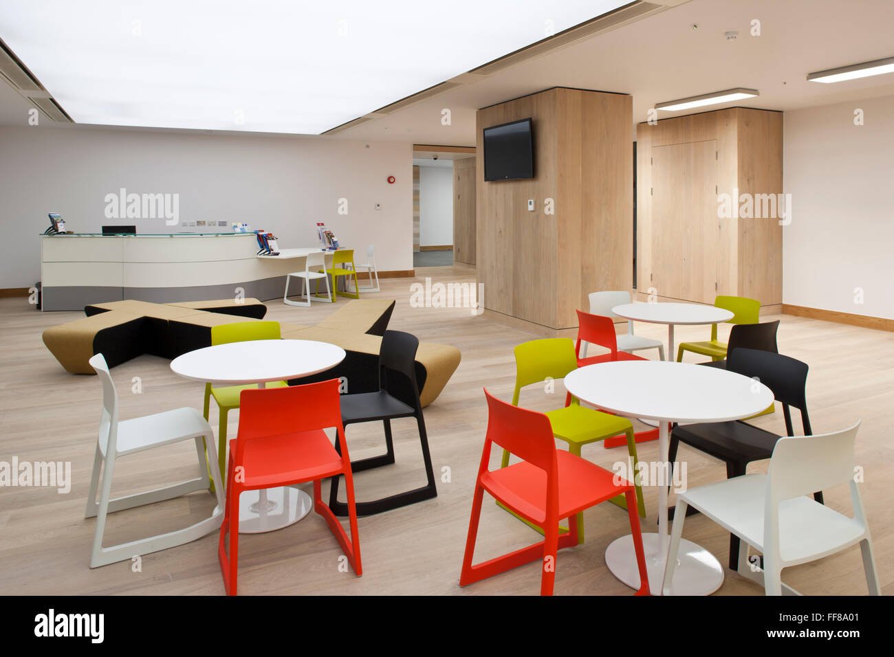 Waiting Area And Reception Desk St Georges Hospital Tooting London
