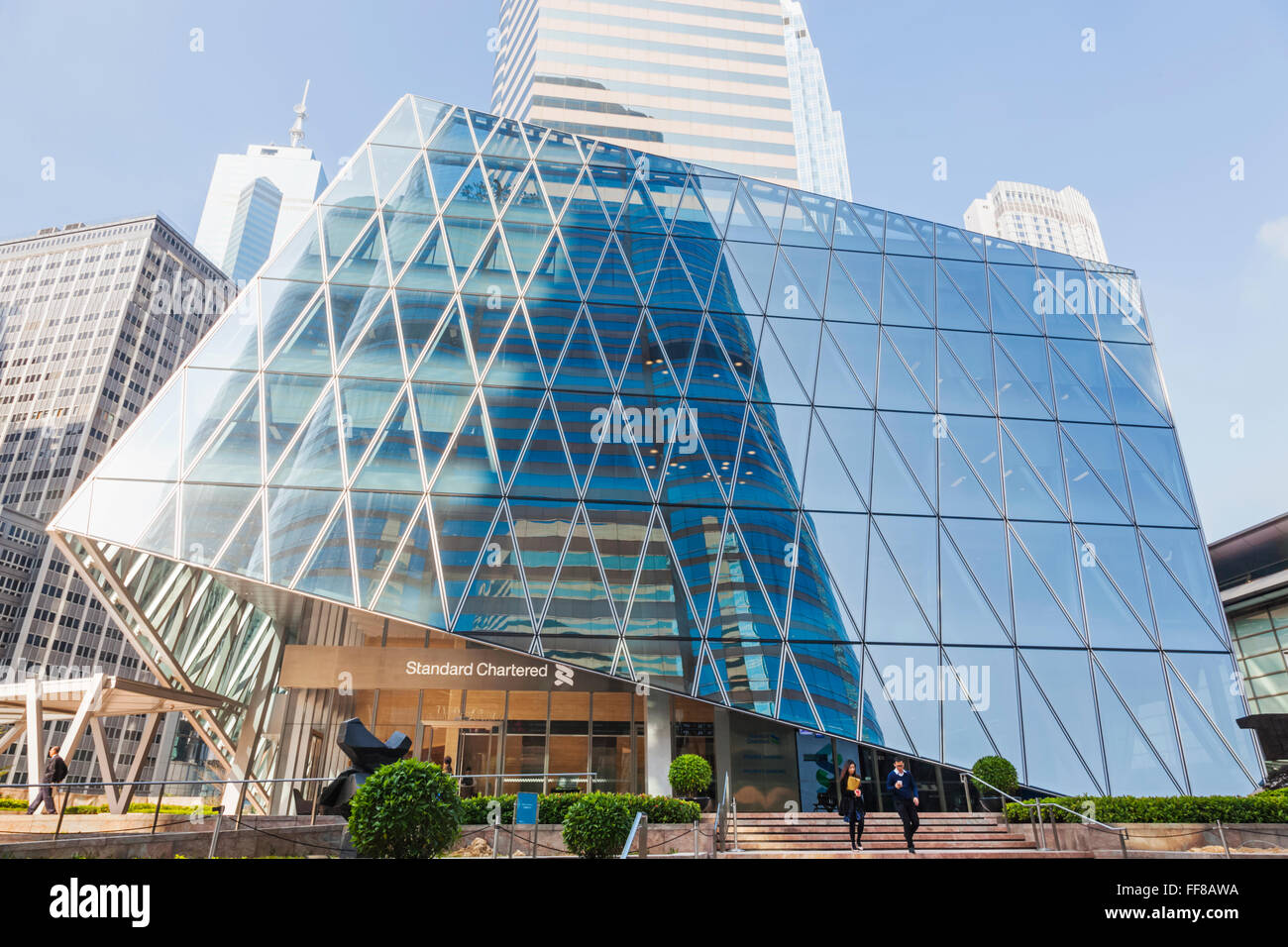 China, Hong Kong, Central, Exchange Square, The Forum Building, Architects Aedas Stock Photo
