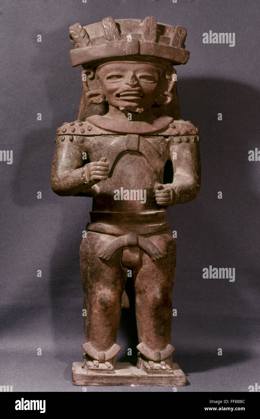 MAYAN INCENSE BURNER. /nEarthenware, postClassic Maya Stock Photo Alamy
