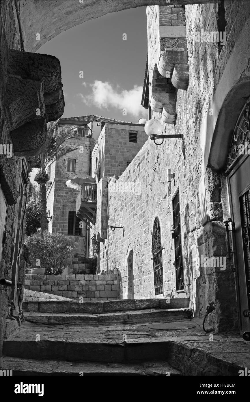 Tel aviv street Black and White Stock Photos & Images - Alamy