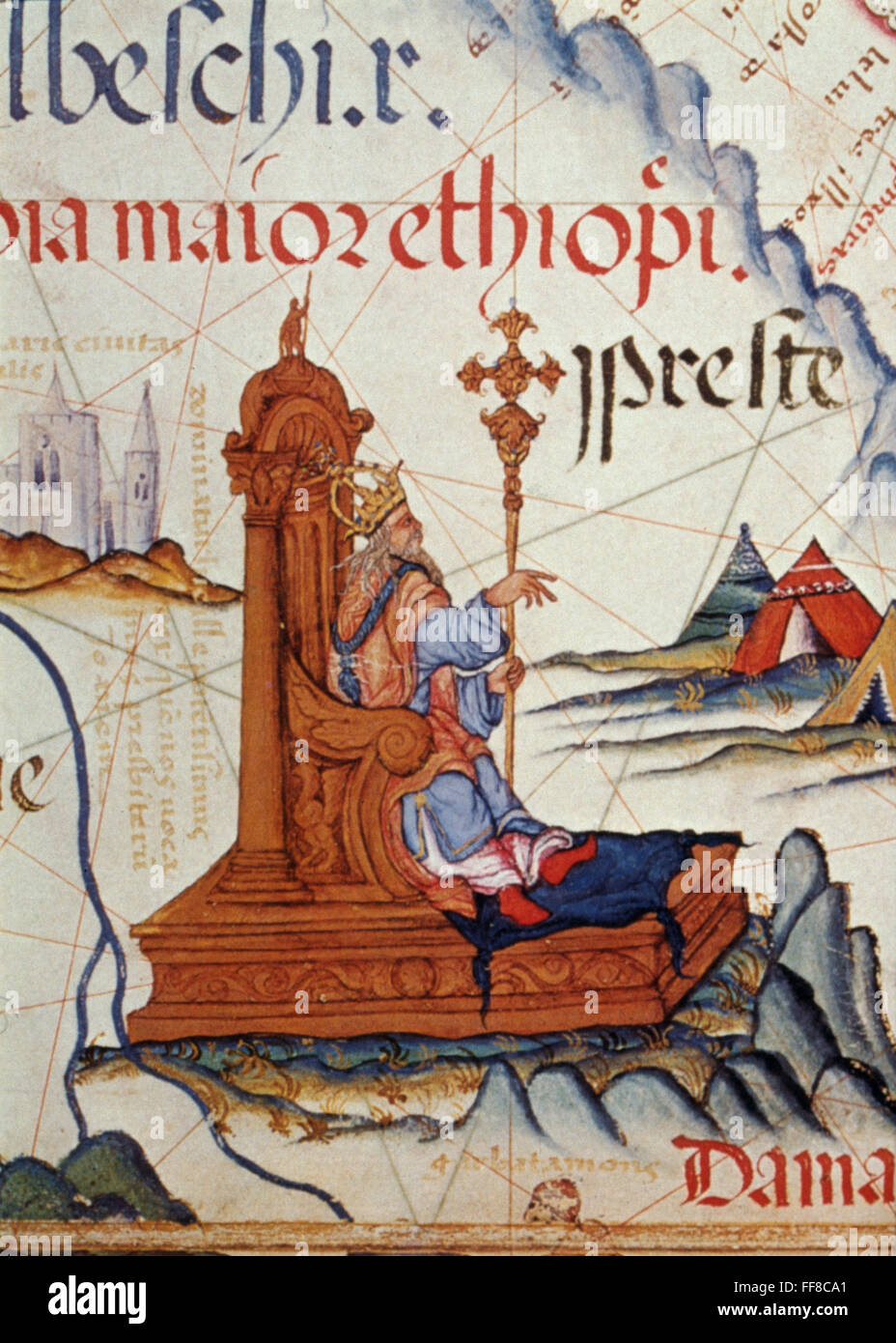 PRESTER JOHN. /nLegendary medieval priest and monarch of Asia or Africa ...