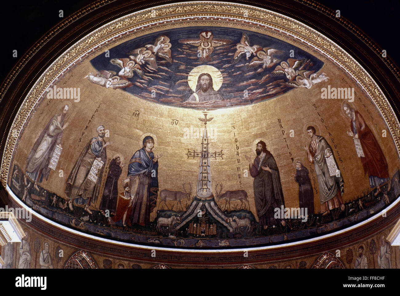 MOSAIC ST. JOHN LATERAN. /nMosaic from the Basilica of Saint John