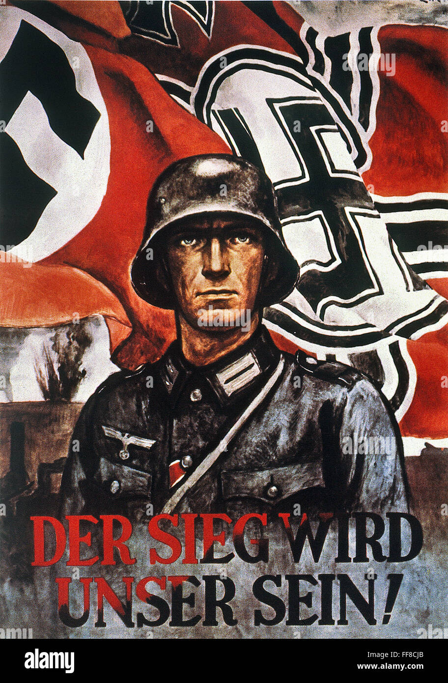 WORLD WAR II: POSTER, 1942. /n'Victory Will Be Ours!' German World War ...