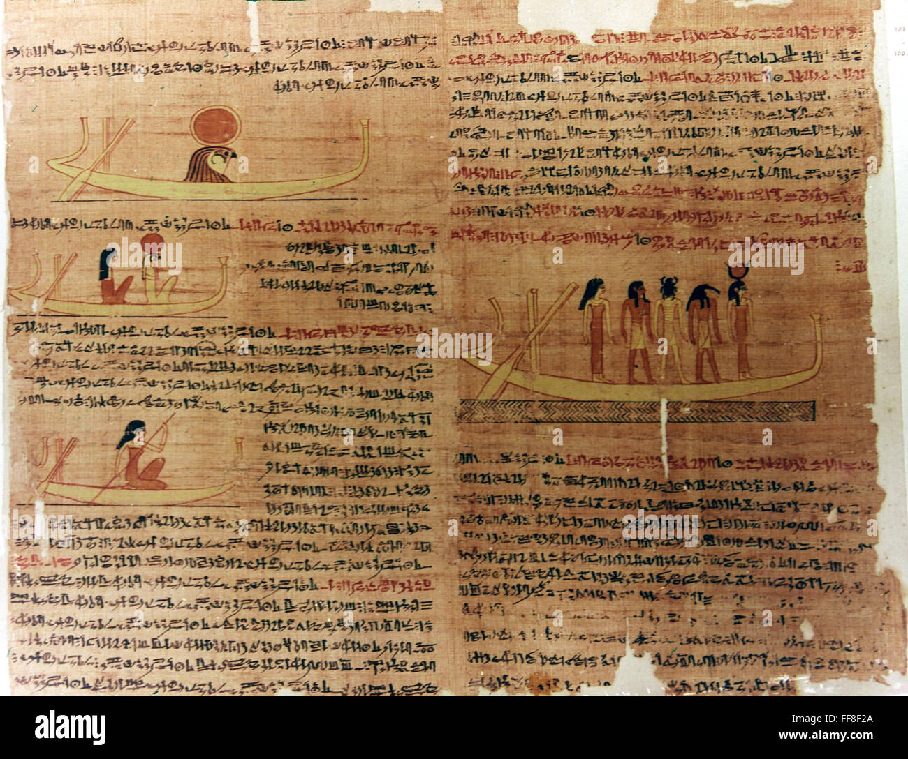 EGYPT BOOK OF THE DEAD. /nPapyrus inscribed in hieratic from an