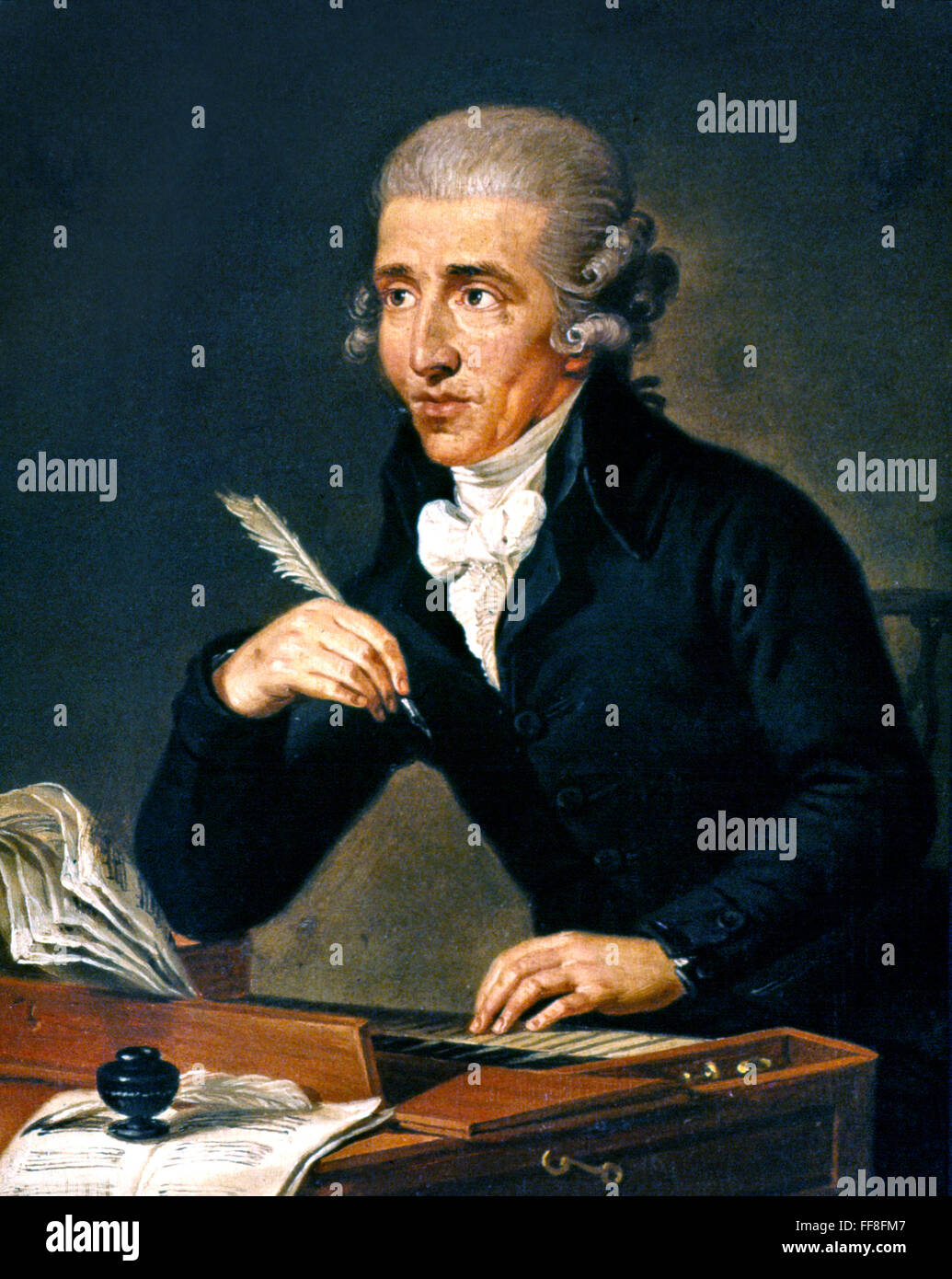 Родоначальник классической симфонии. Йозеф Гайдн. Франз юзев Гайев (1732-1809). Портрет Йозефа Гайдна композитора.