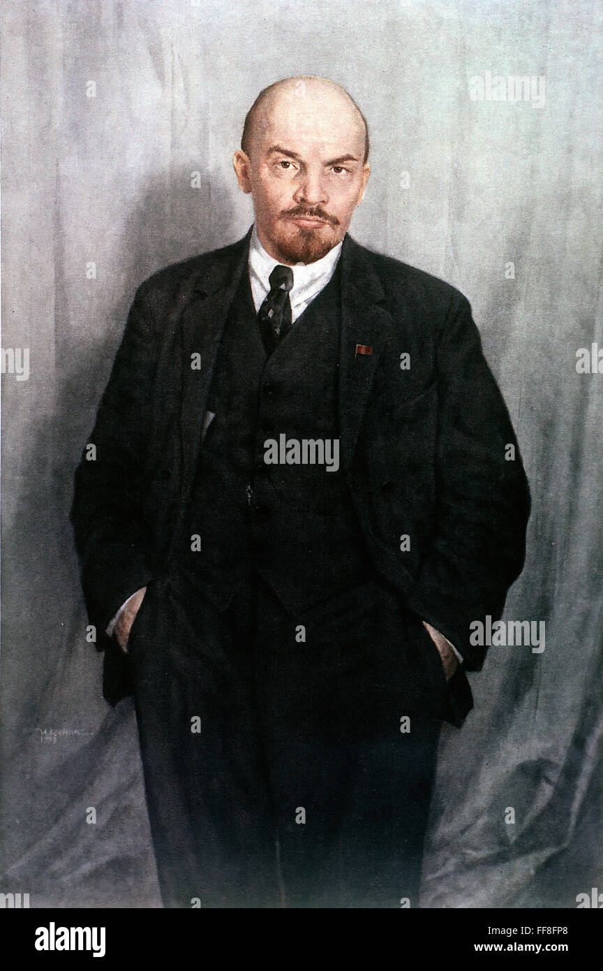 VLADIMIR LENIN (1870-1924). /nVladimir Ilich Ulyanov, known as Lenin ...
