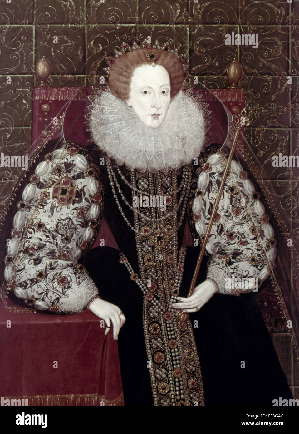 Queen Elizabeth I N1533 1603 Queen Of England And Ireland 1558