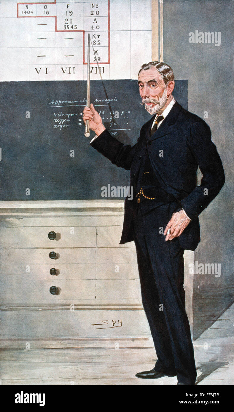 Ward Ramsay Images SIR WILLIAM RAMSAY /n(1852-1916). Scottish chemist. Caricature ...