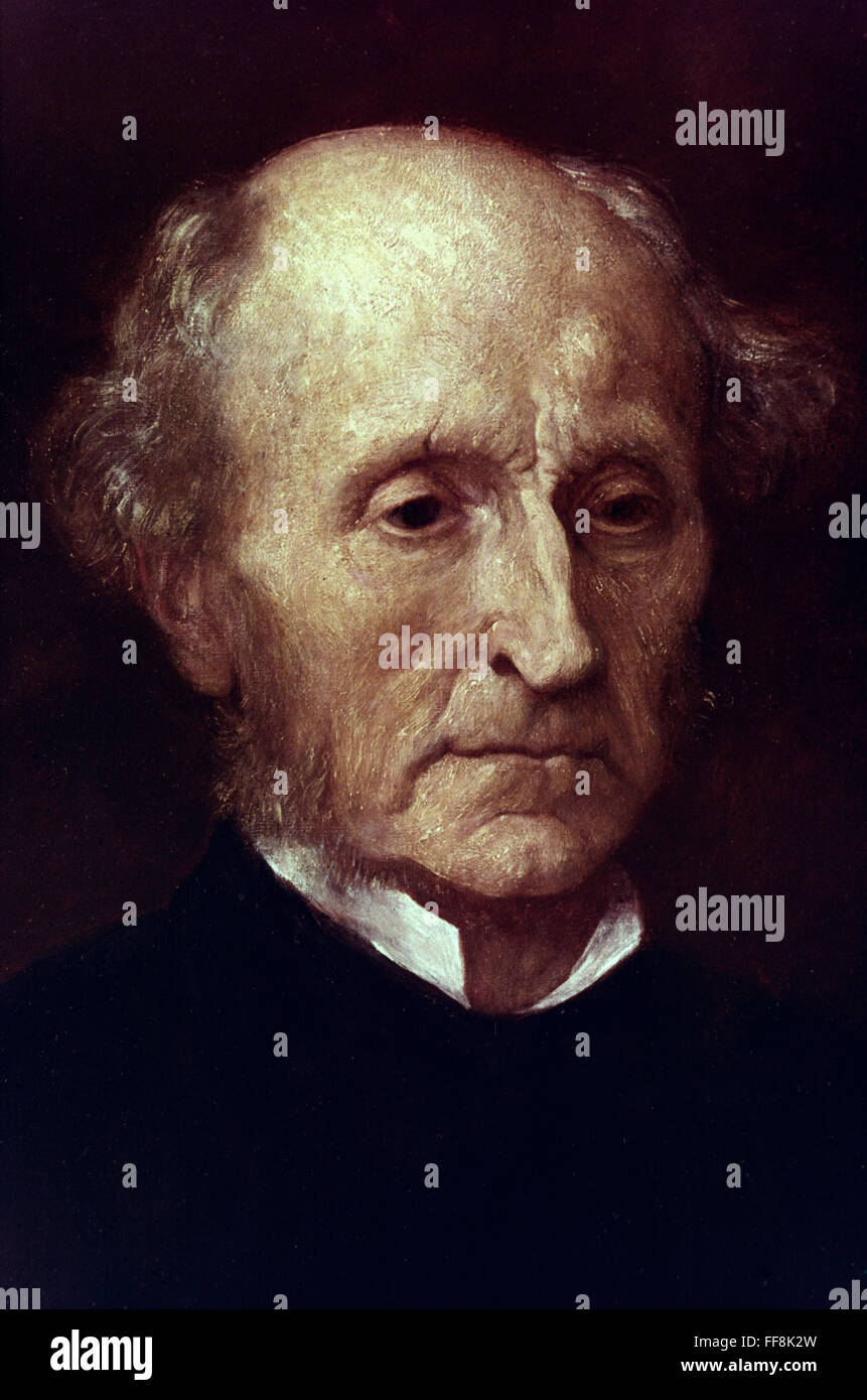 JOHN STUART MILL. /n(18061873). English philosopher and economist. Oil