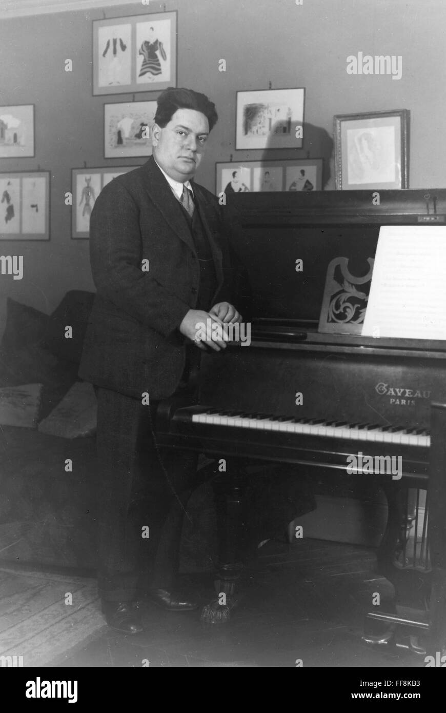 DARIUS MILHAUD (18921974). /nFrench composer Stock Photo Alamy